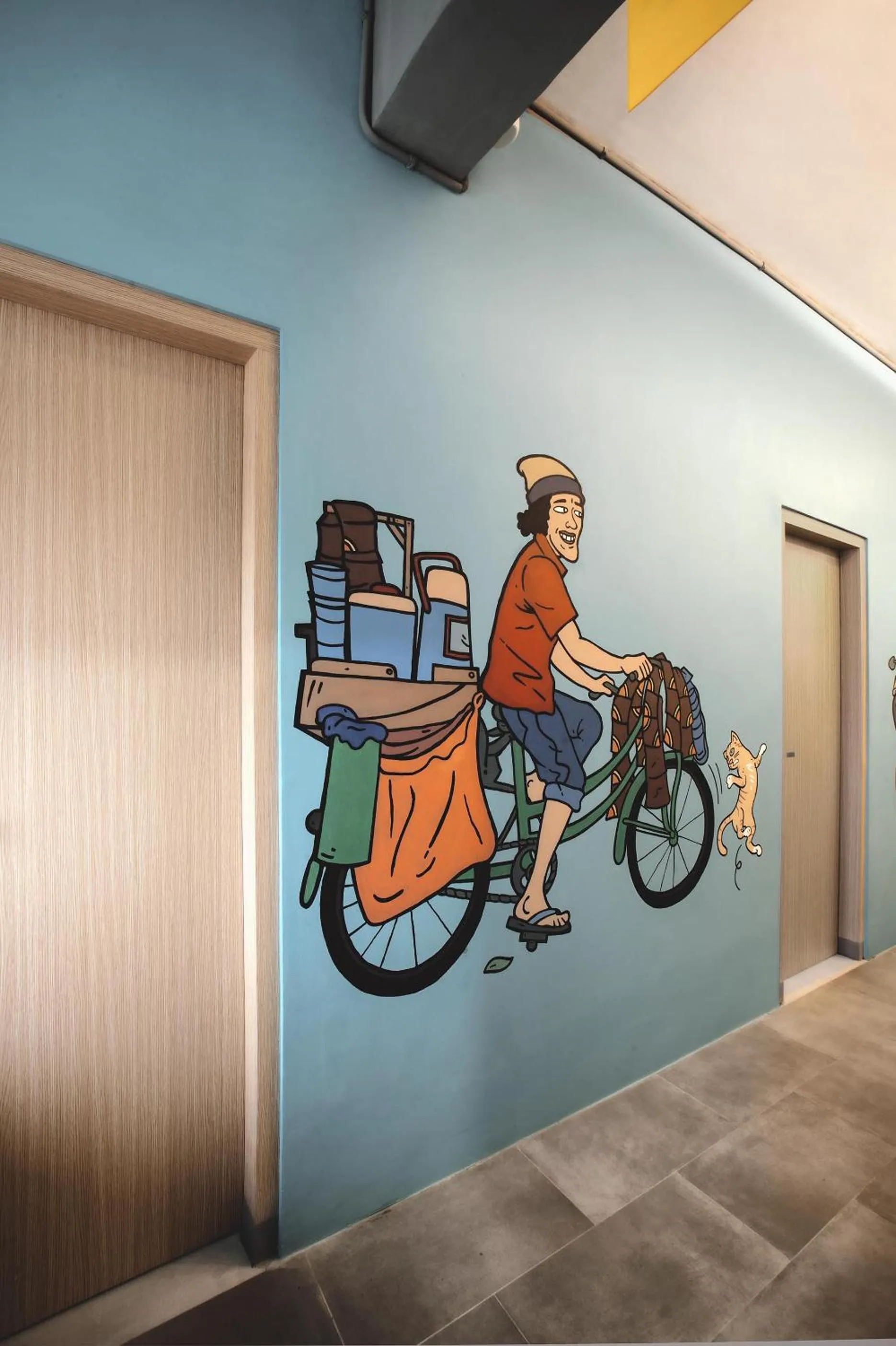 Decorative detail in Konko Hostel Jakarta