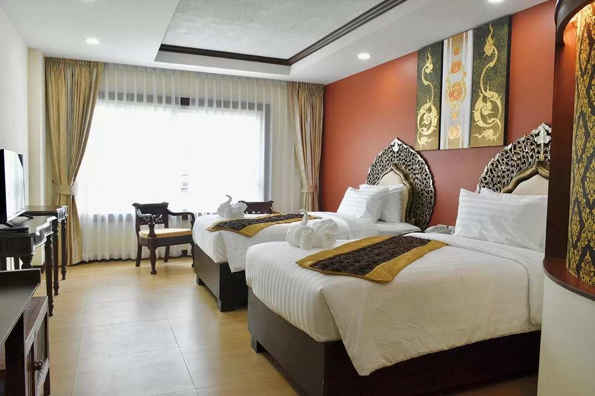 Bed in White Boutique Hotel and Spa