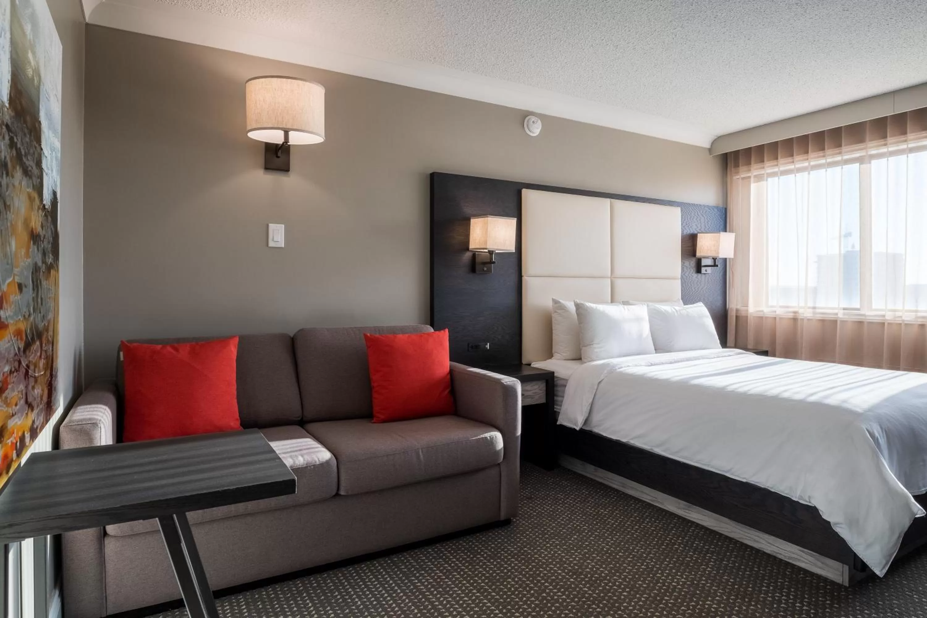 Photo of the whole room, Bed in Crowne Plaza Hotel Moncton Downtown by IHG