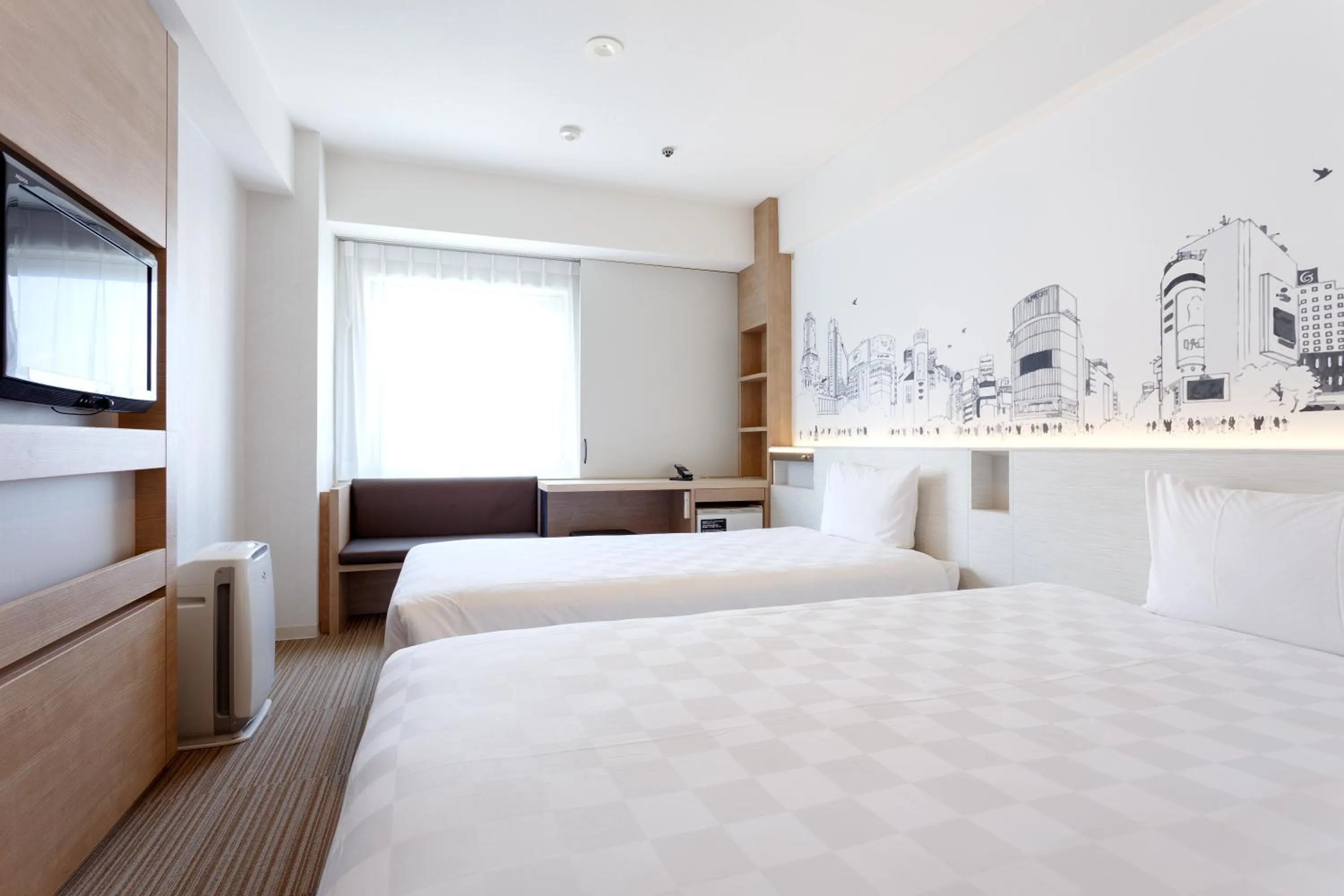 Photo of the whole room, Bed in Shibuya Tokyu REI Hotel