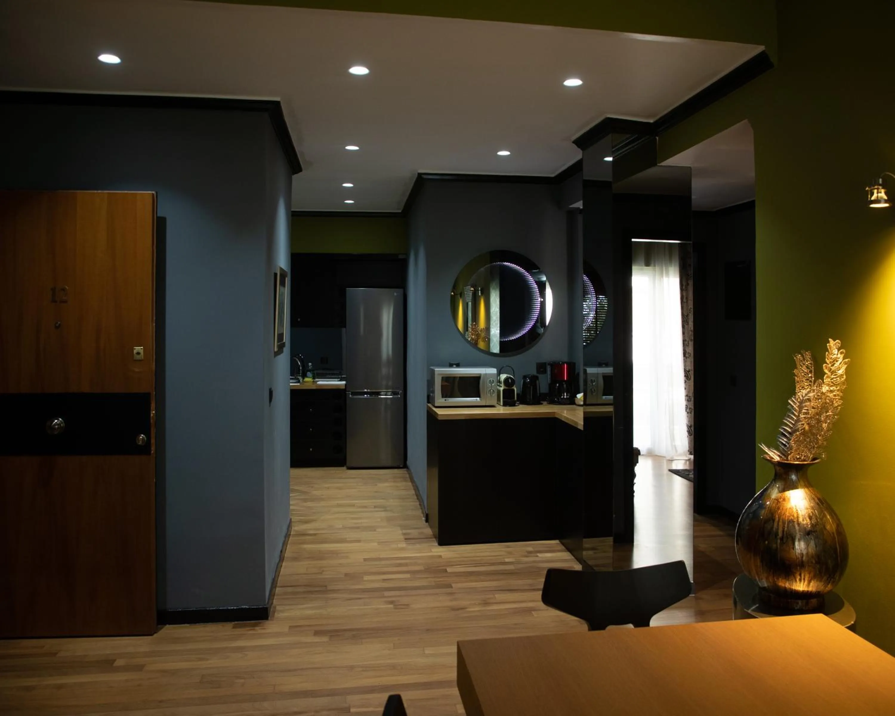 Kitchen or kitchenette in Andromeda Suites