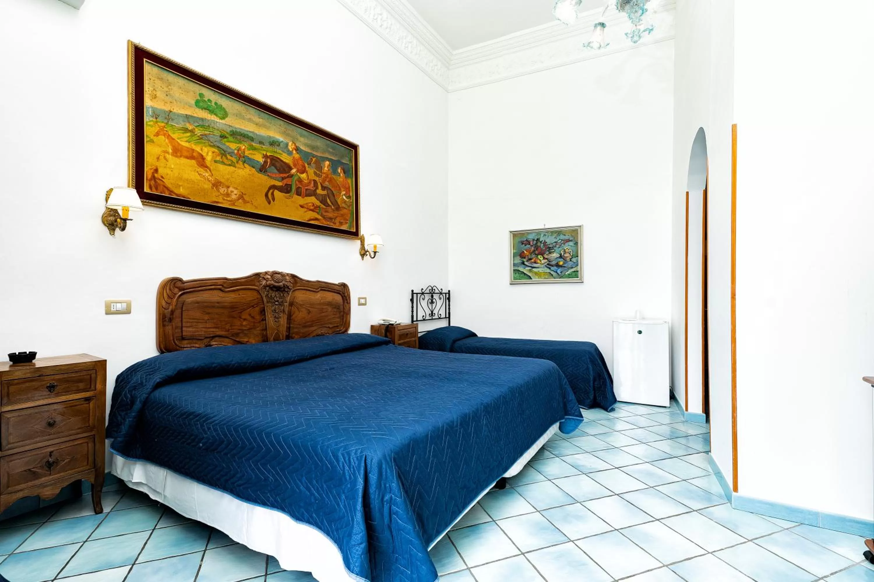 Bed in Hotel Fontana