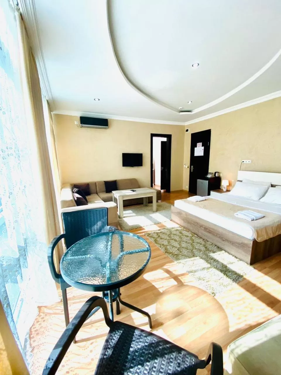 Bed in Hotel Royal Palace