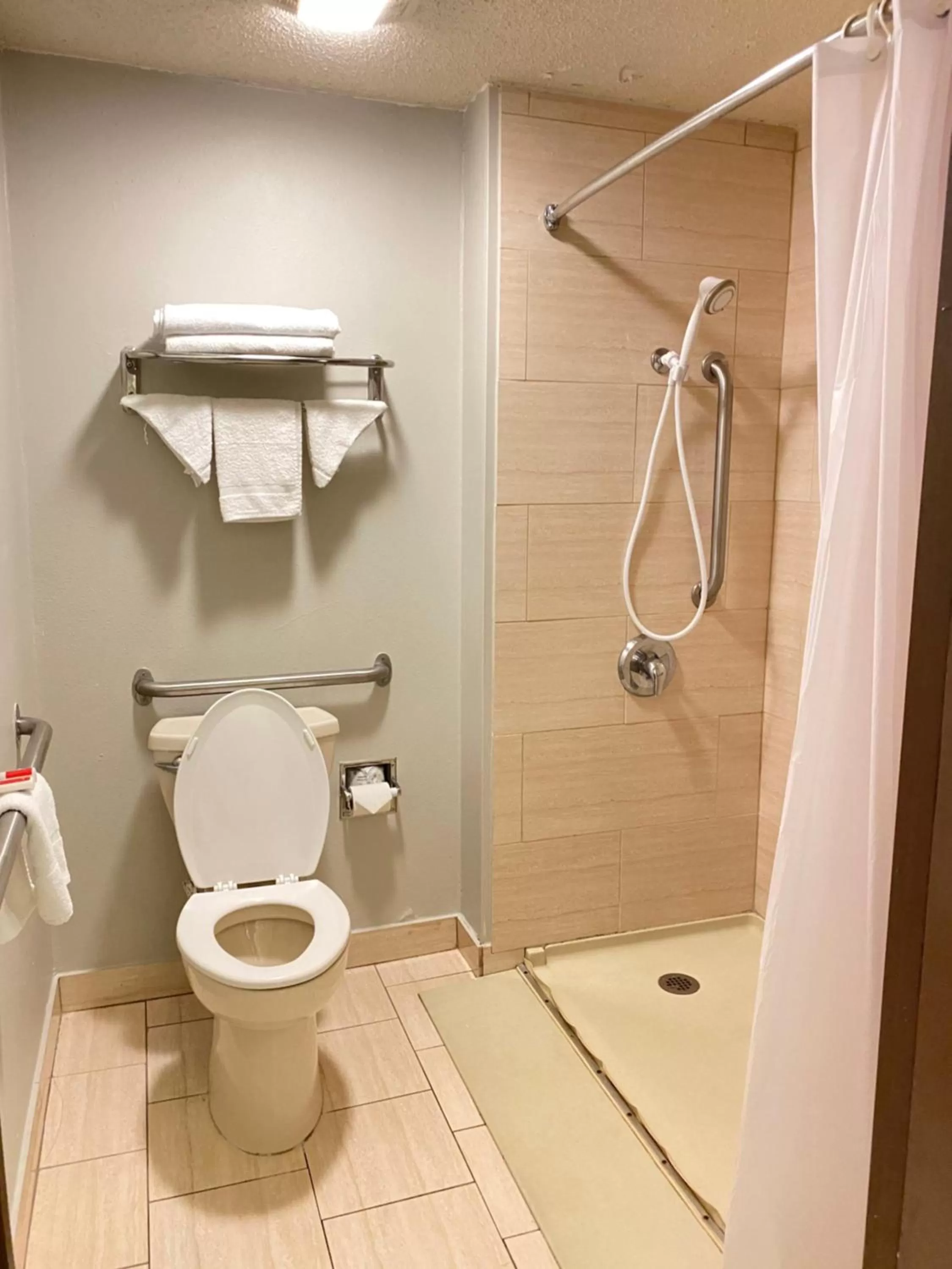 Bathroom in Travelodge by Wyndham Laurel Ft Meade Near NSA