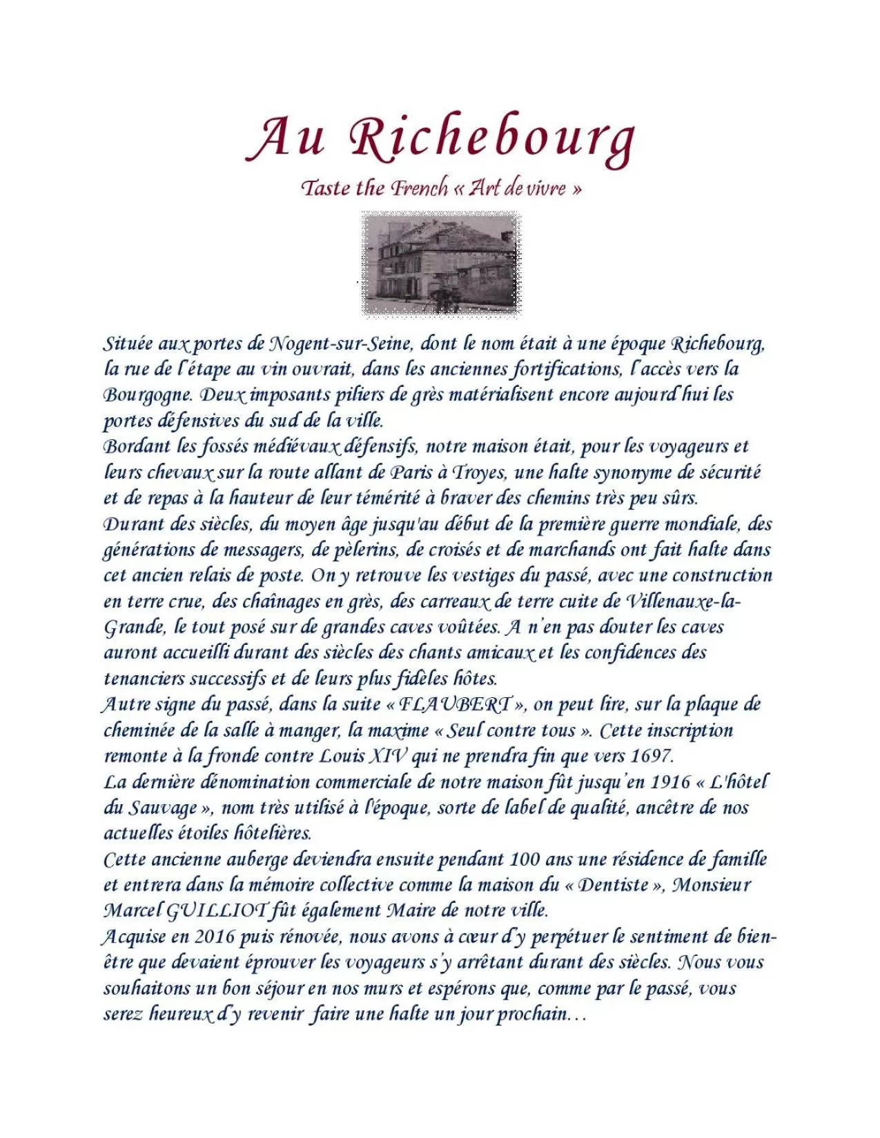 Text overlay in Au Richebourg Nogent