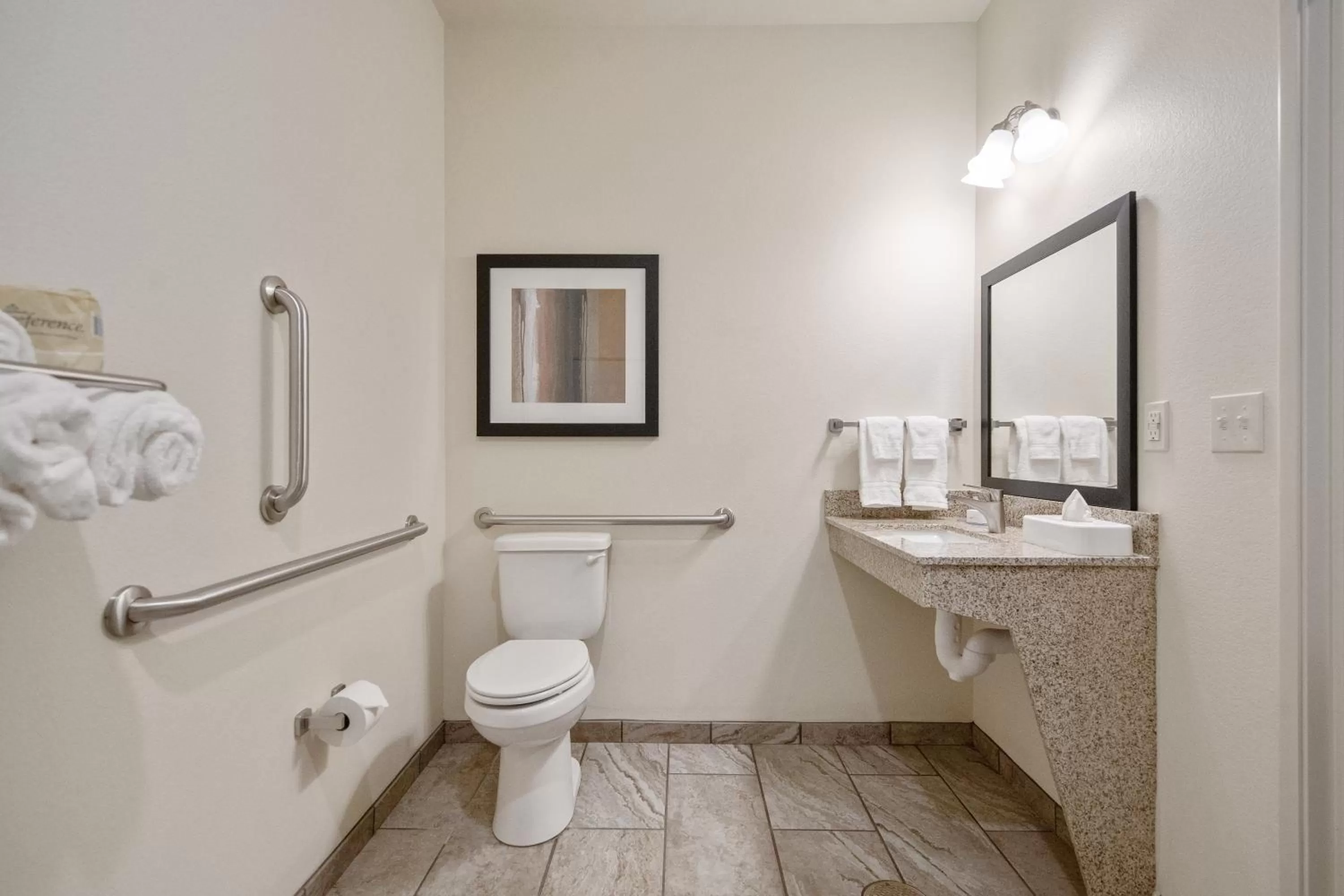 Toilet in Cobblestone Hotel & Suites - Two Rivers