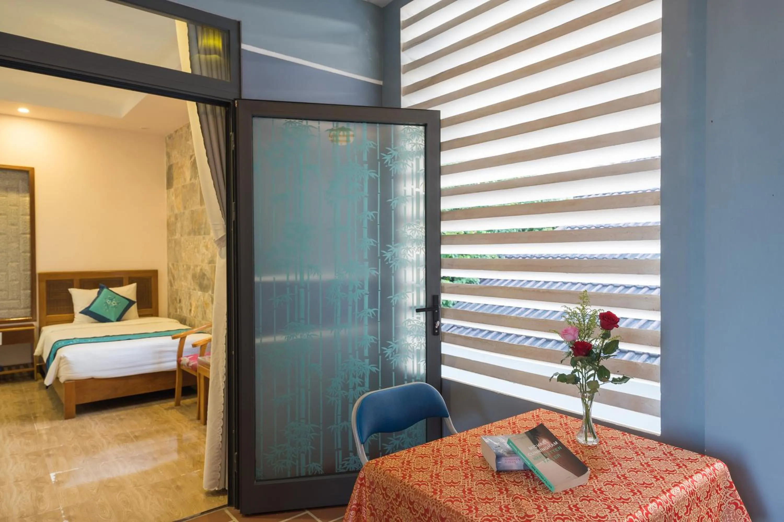 View (from property/room), Bed in Countryside Moon Homestay