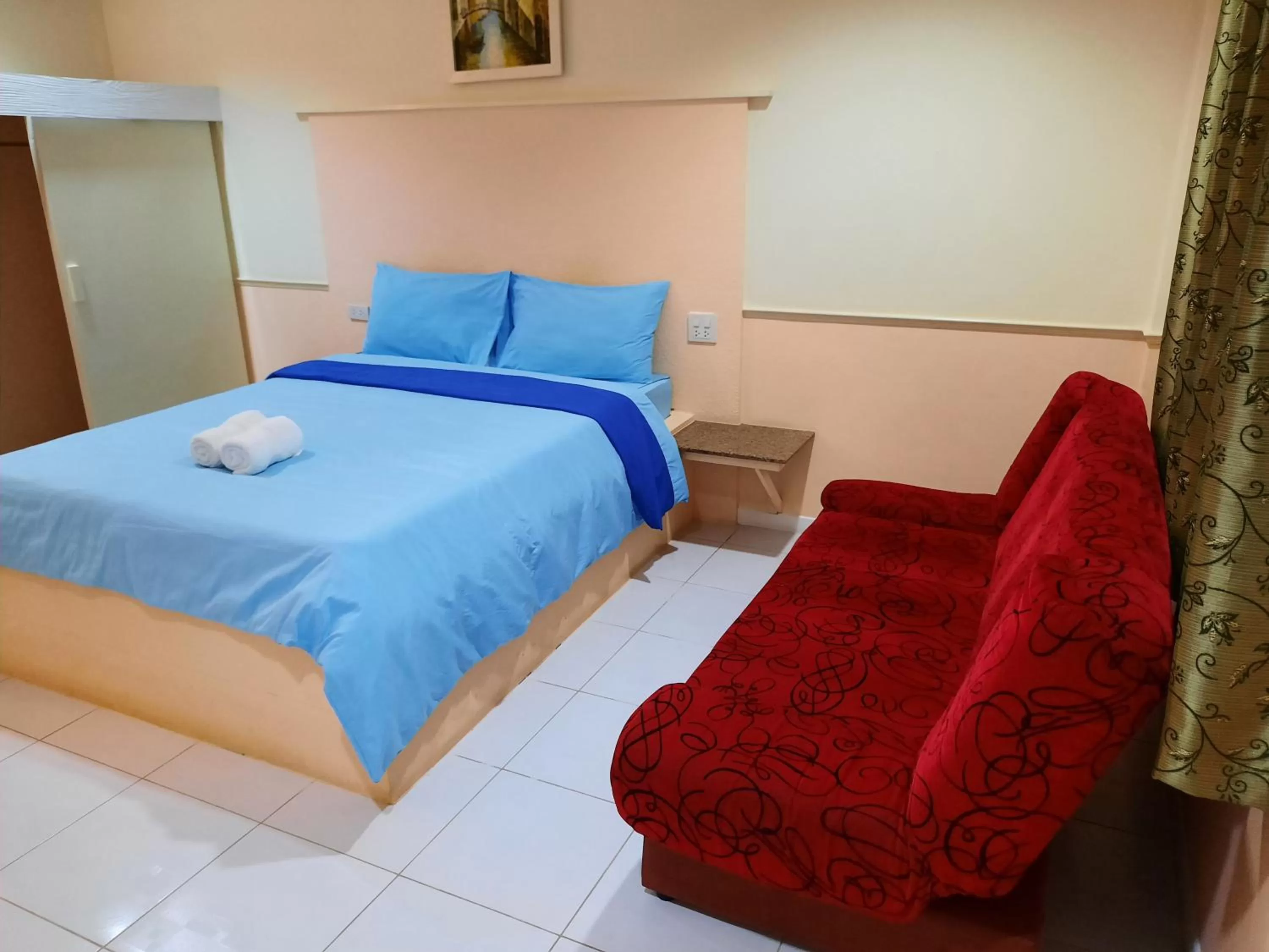 Bed in Fancy Carp Resort