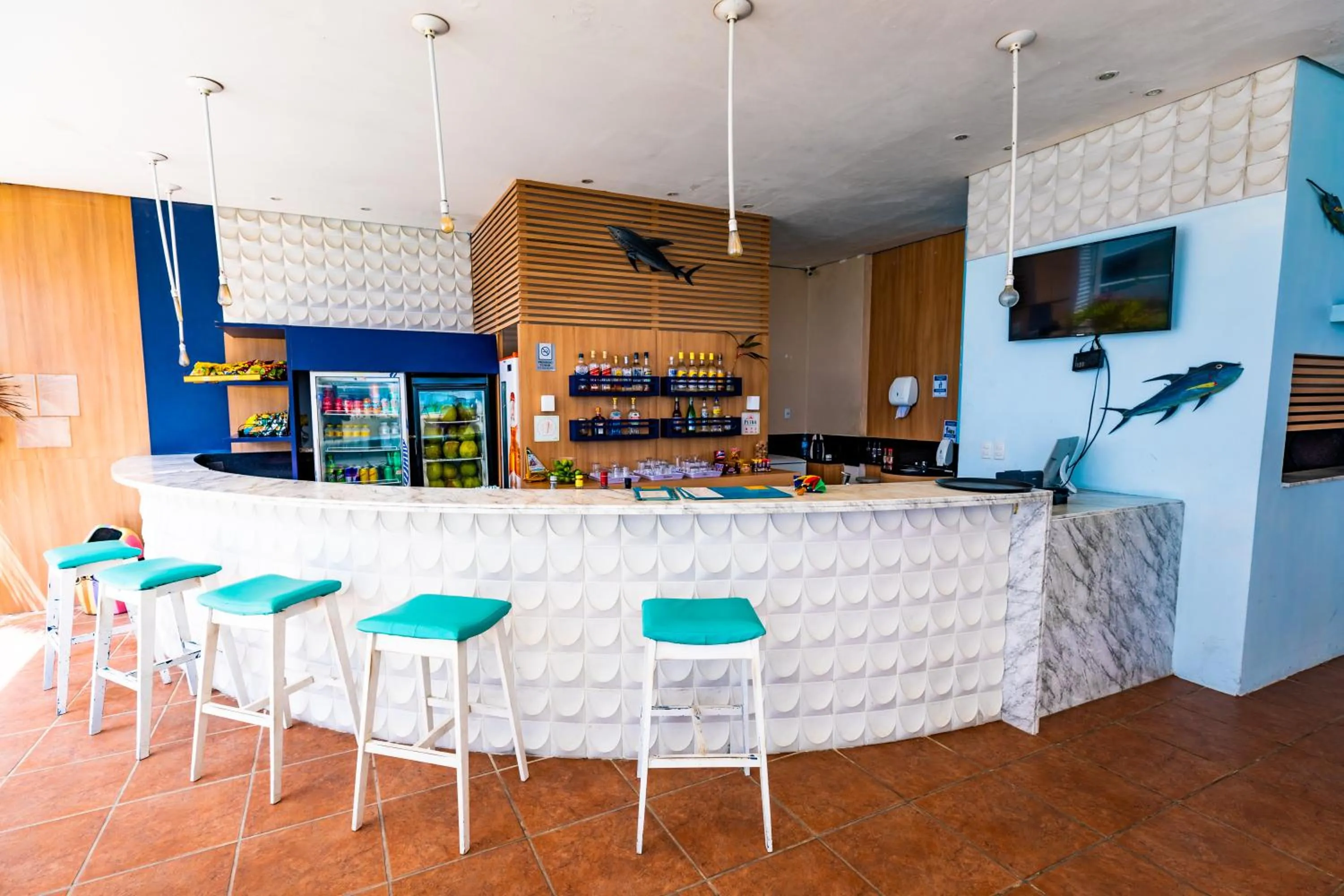 Lounge or bar in Hotel Ponta Negra Beach Natal