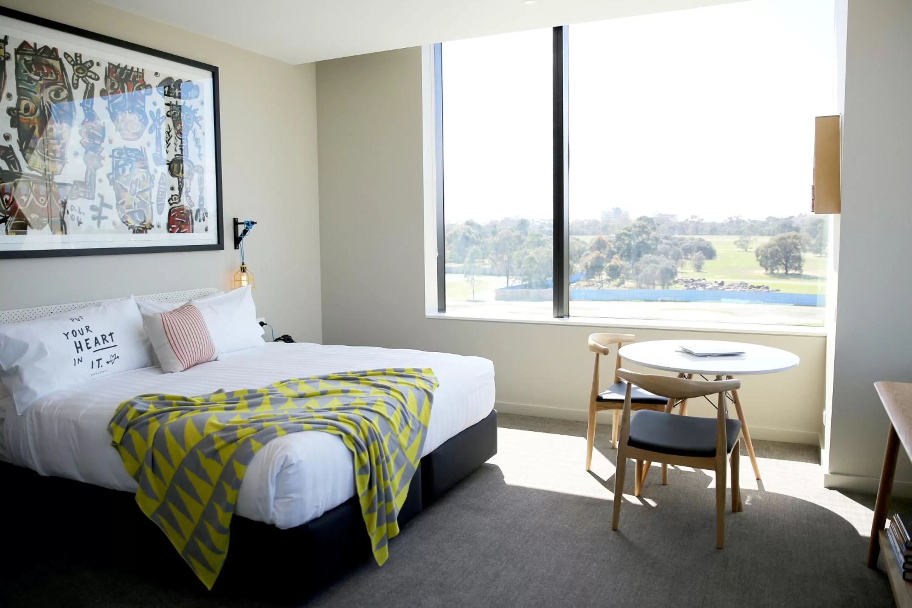 Bedroom, Bed in Art Series - The Larwill Studio