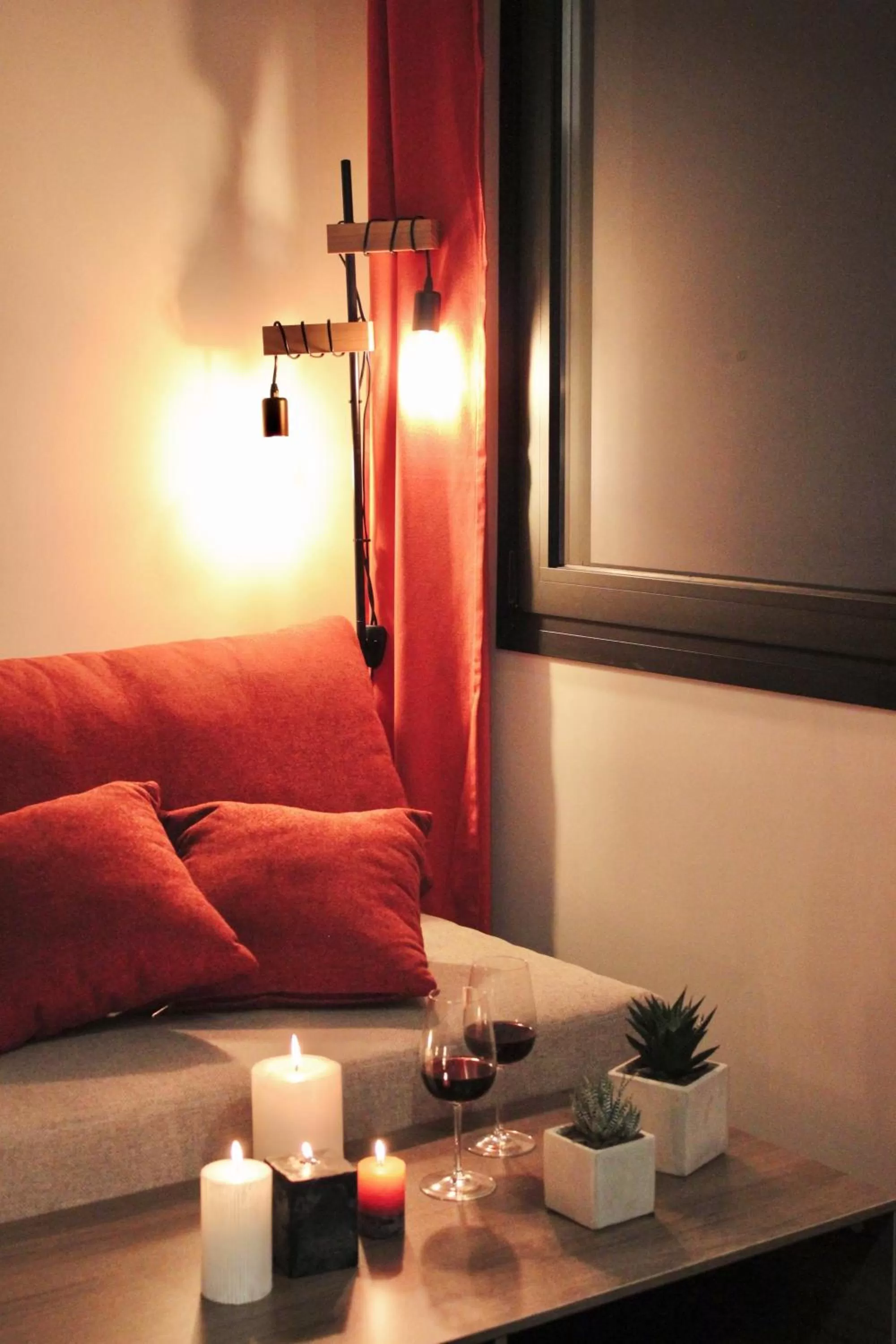 Living room in Exarchia House Project