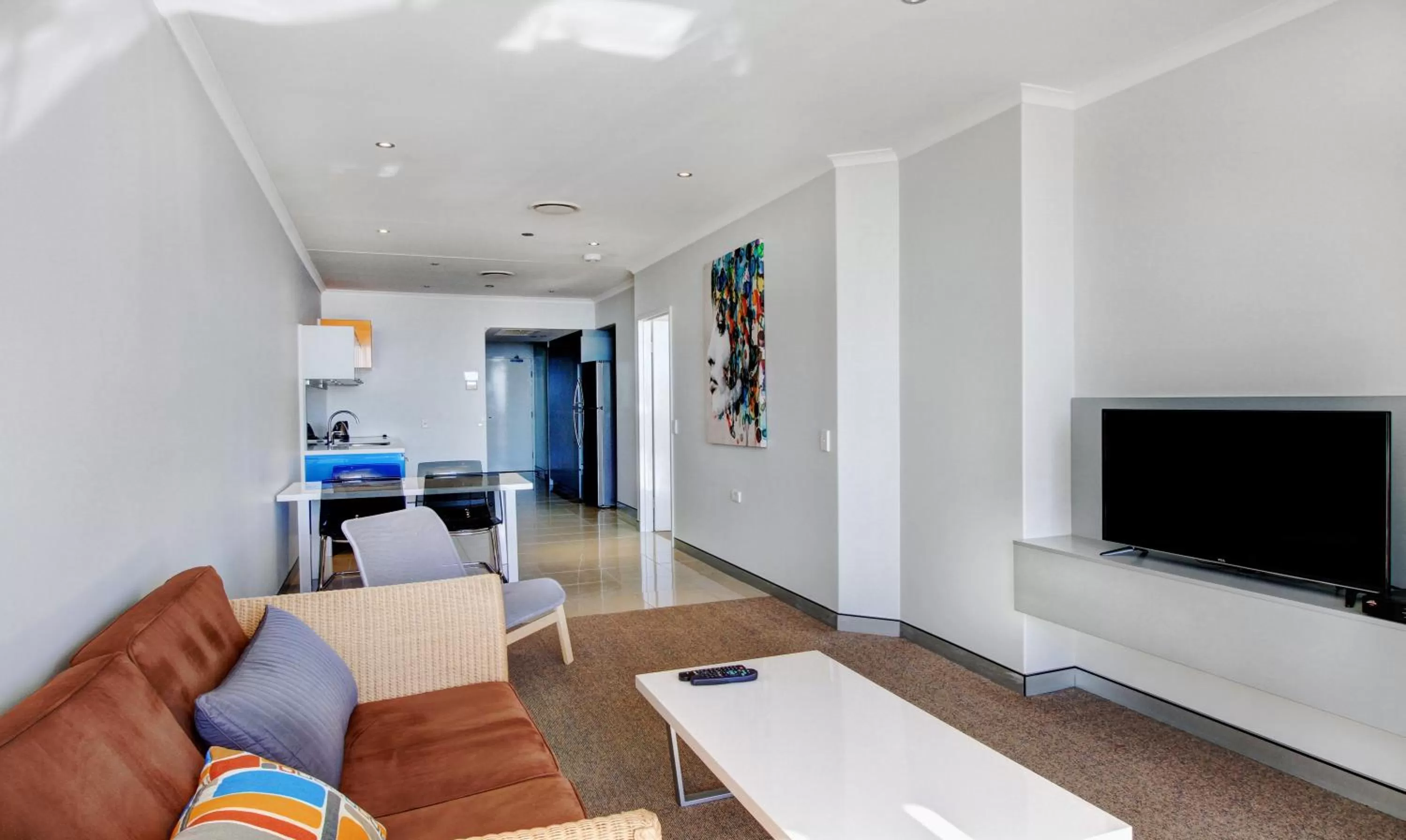 Seating area in Sandcastle Apartments