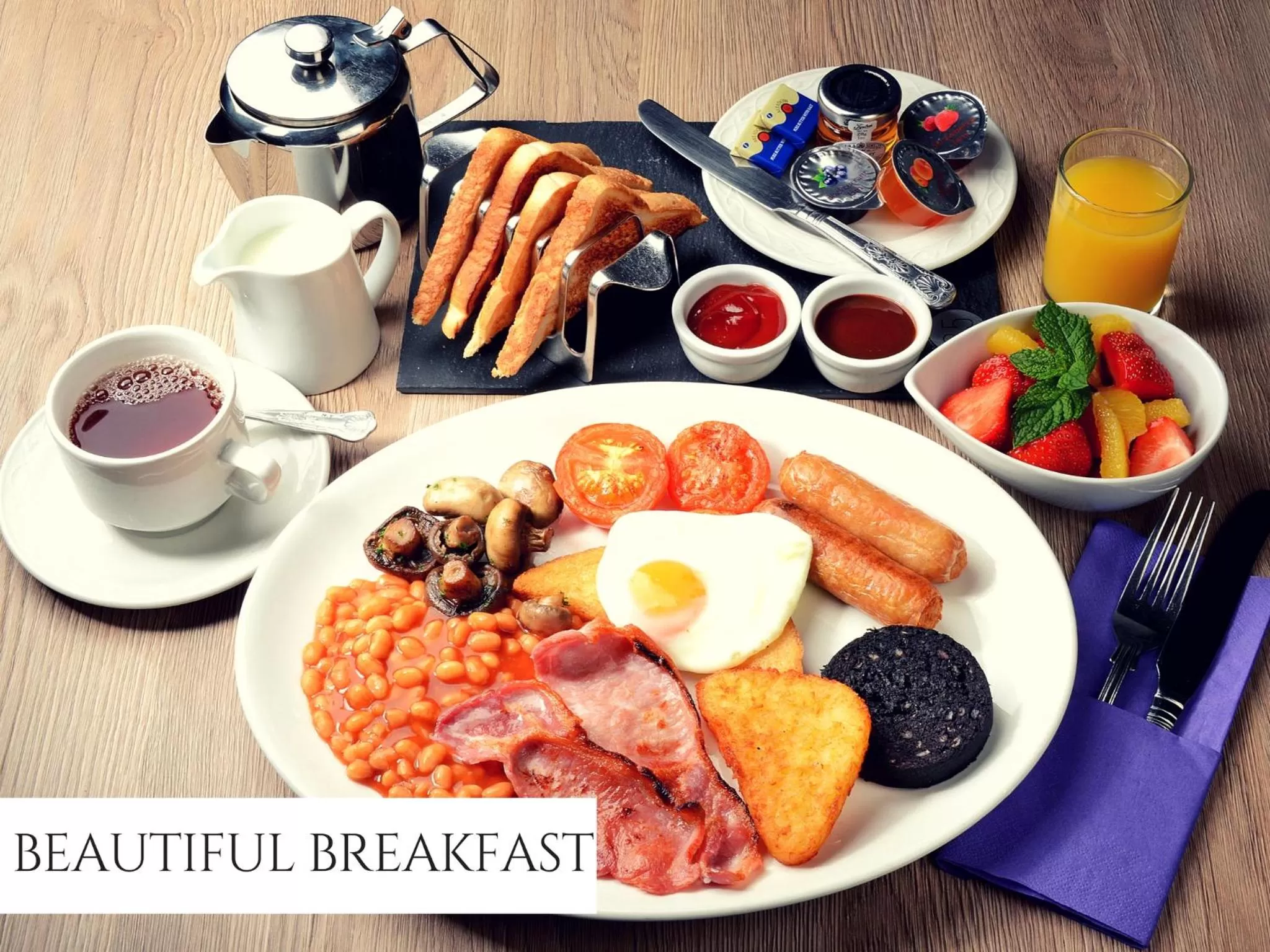 Food close-up in Ruskin Hotel