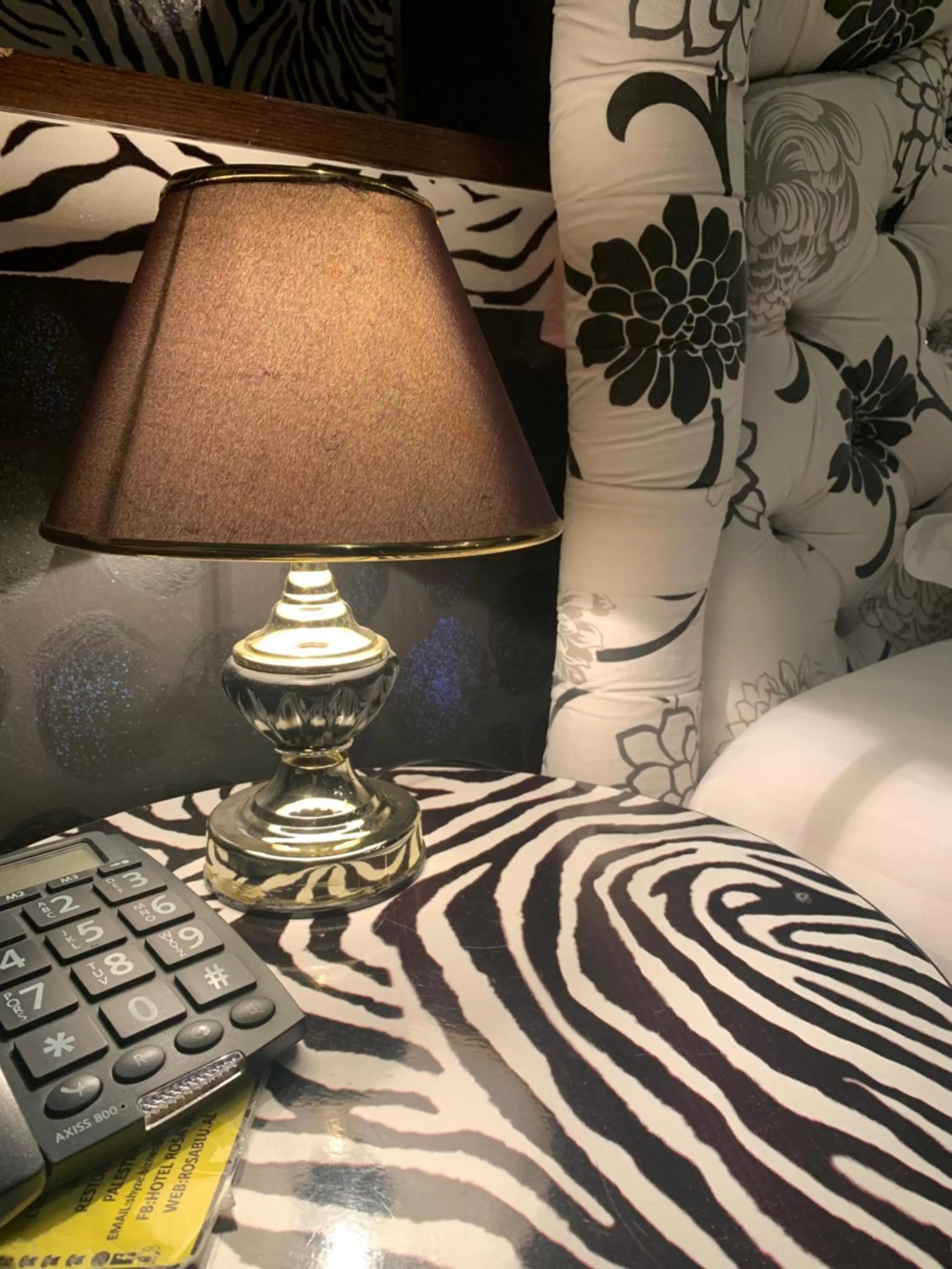 Bed in Hotel Rosa Blu