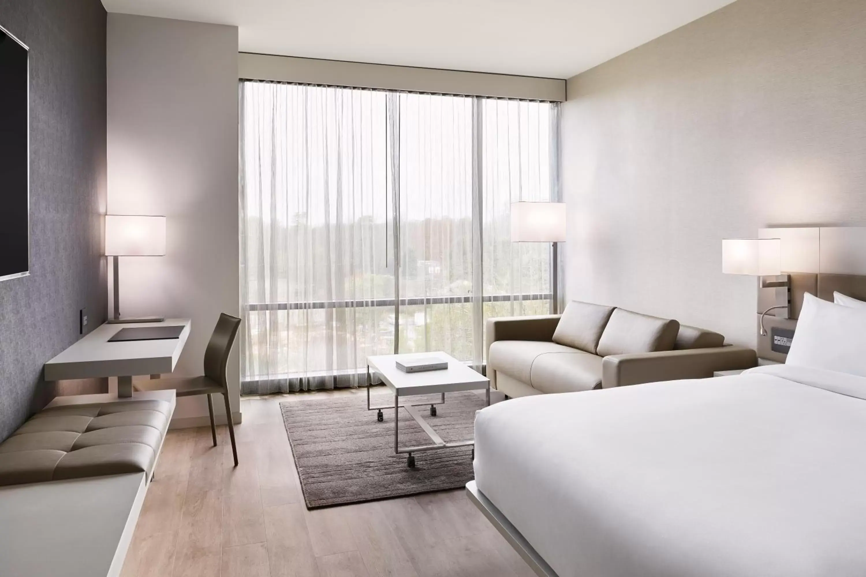 King Room with Sofa Bed - Hearing Accessible in AC Hotel by Marriott Charlotte SouthPark King Room with Sofa Bed - Hearing Accessible in AC Hotel by Marriott Charlotte SouthPark