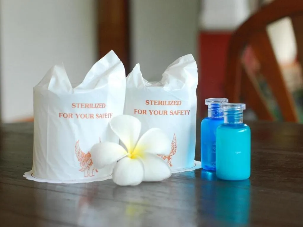 Text overlay in Karinthip Village