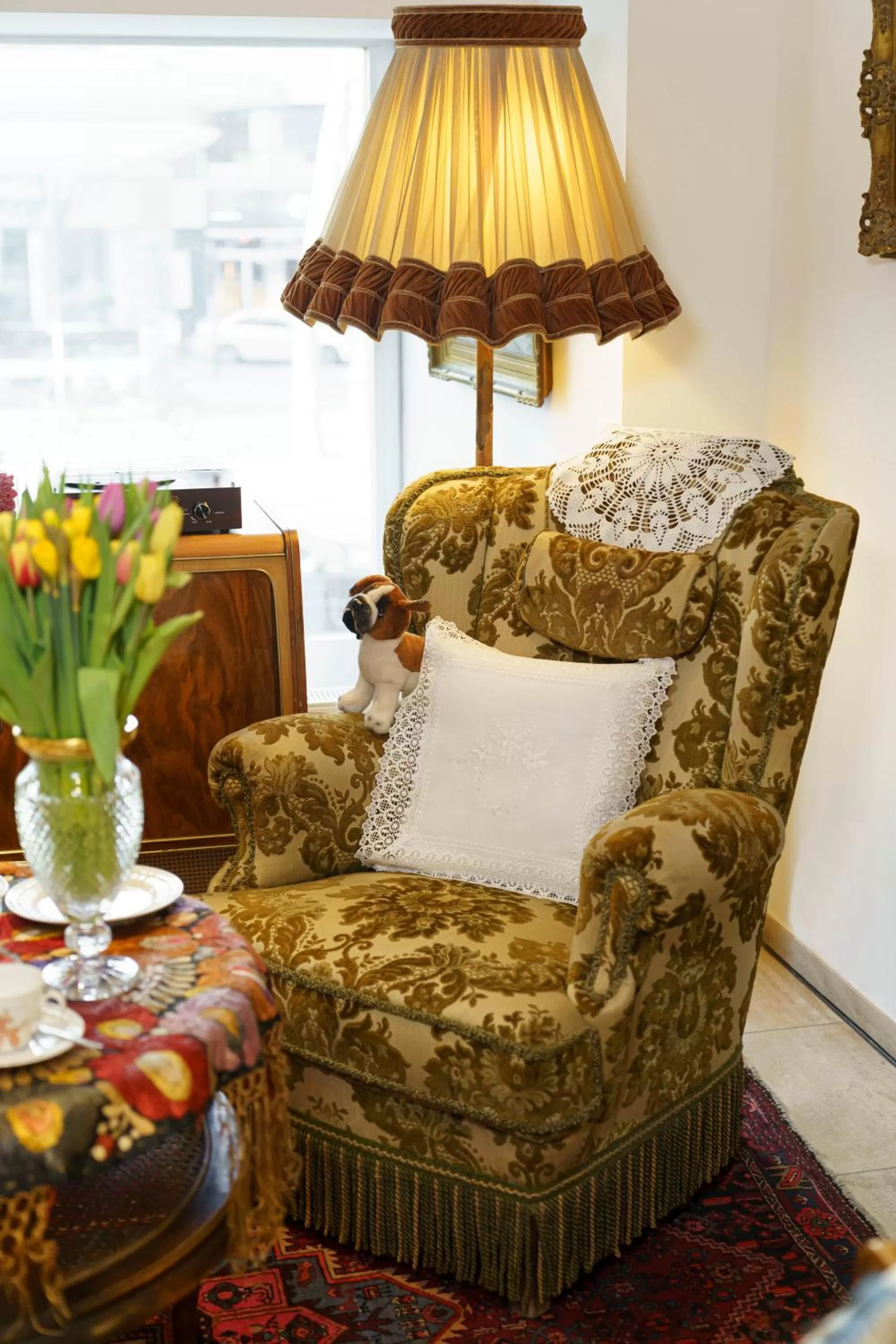 Decorative detail, Seating Area in Tante ALMA's Hotel Lasthaus am Ring