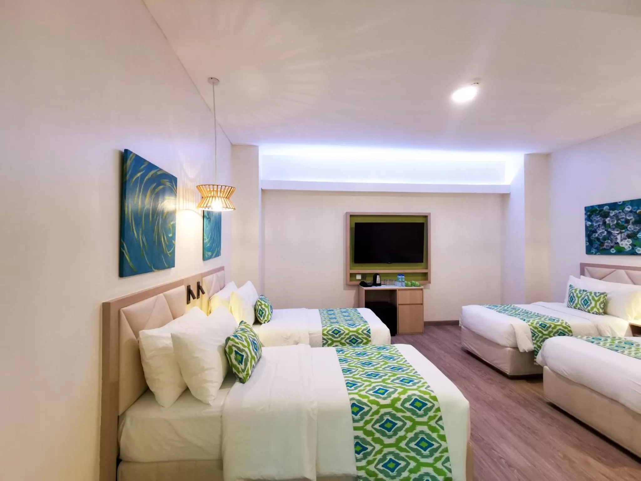 Bed in Lime Resort El Nido