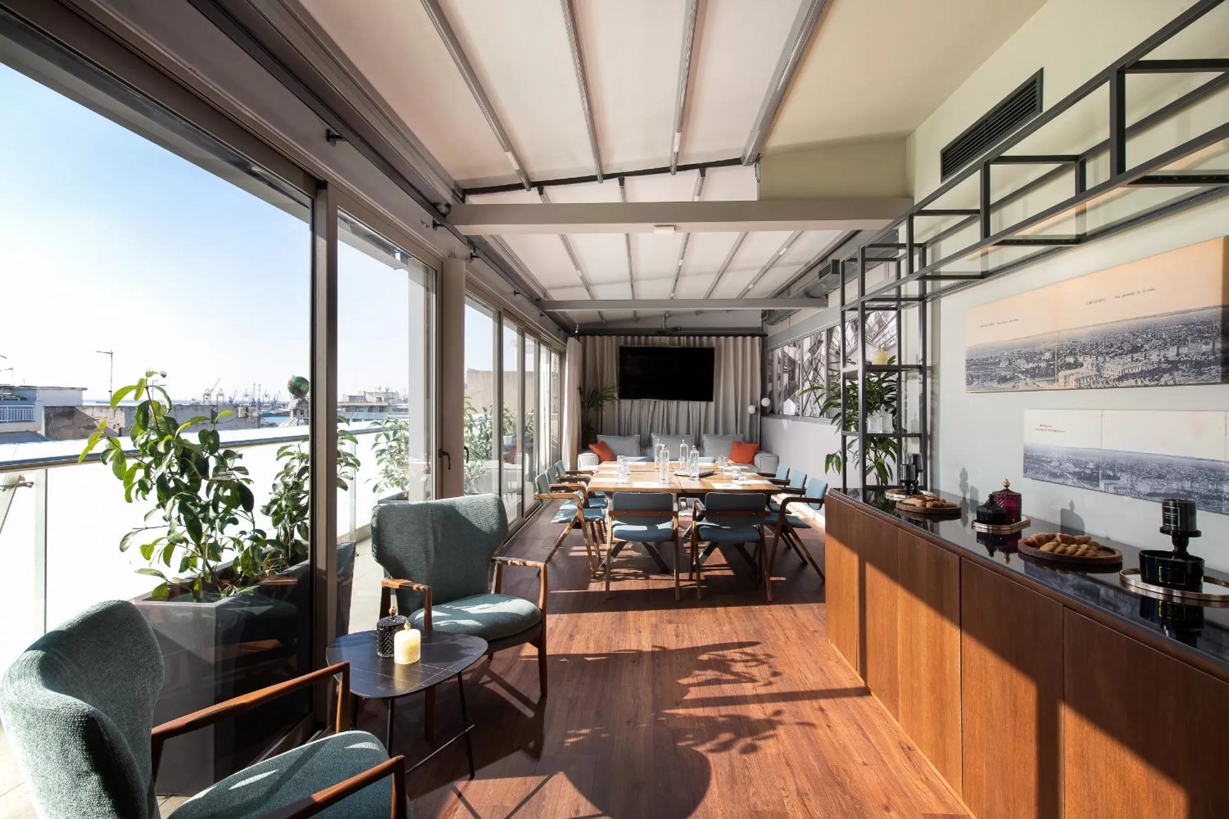 Balcony/Terrace in S Hotel Boutique Thessaloniki