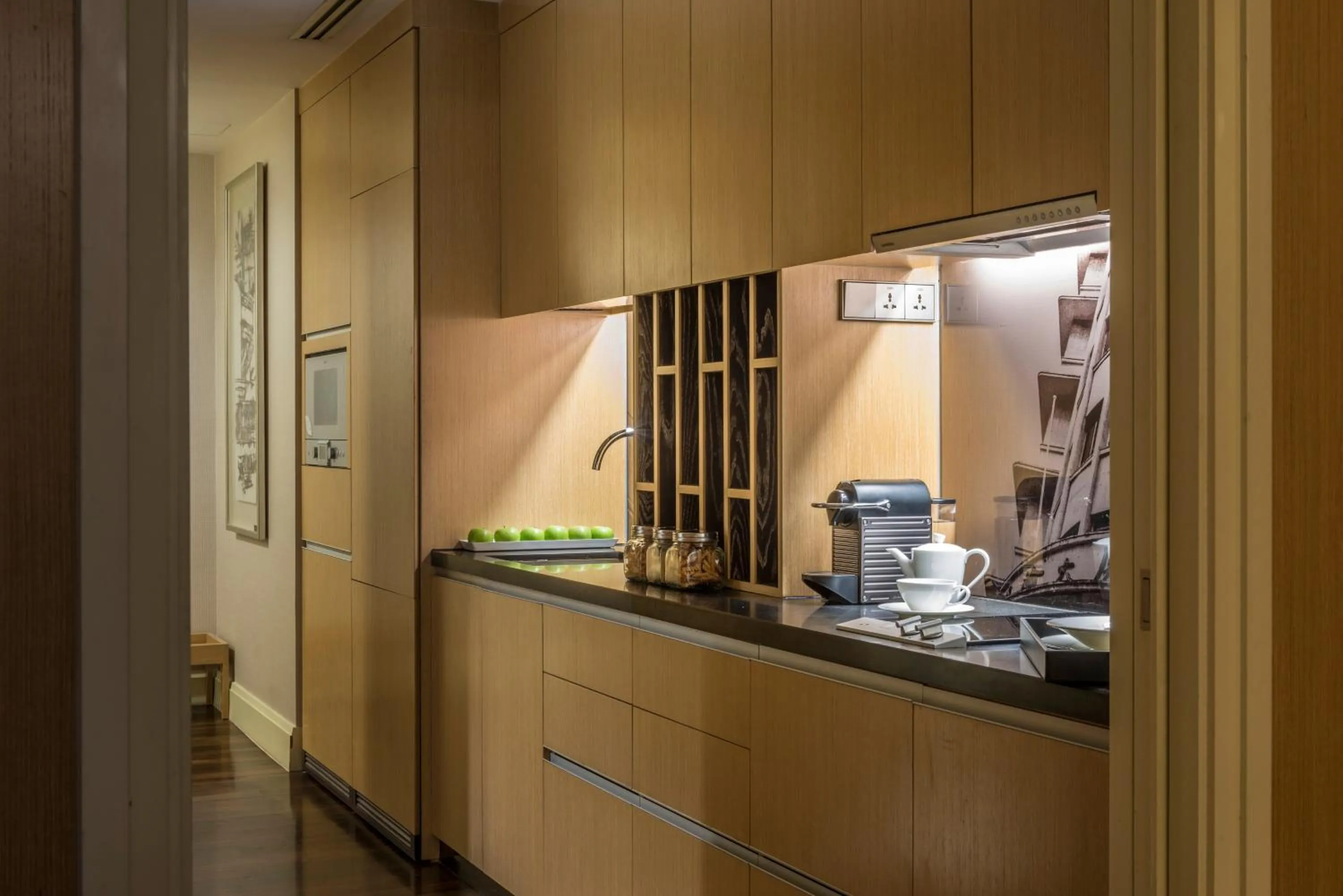 Kitchen or kitchenette in Ascott Raffles Place Singapore