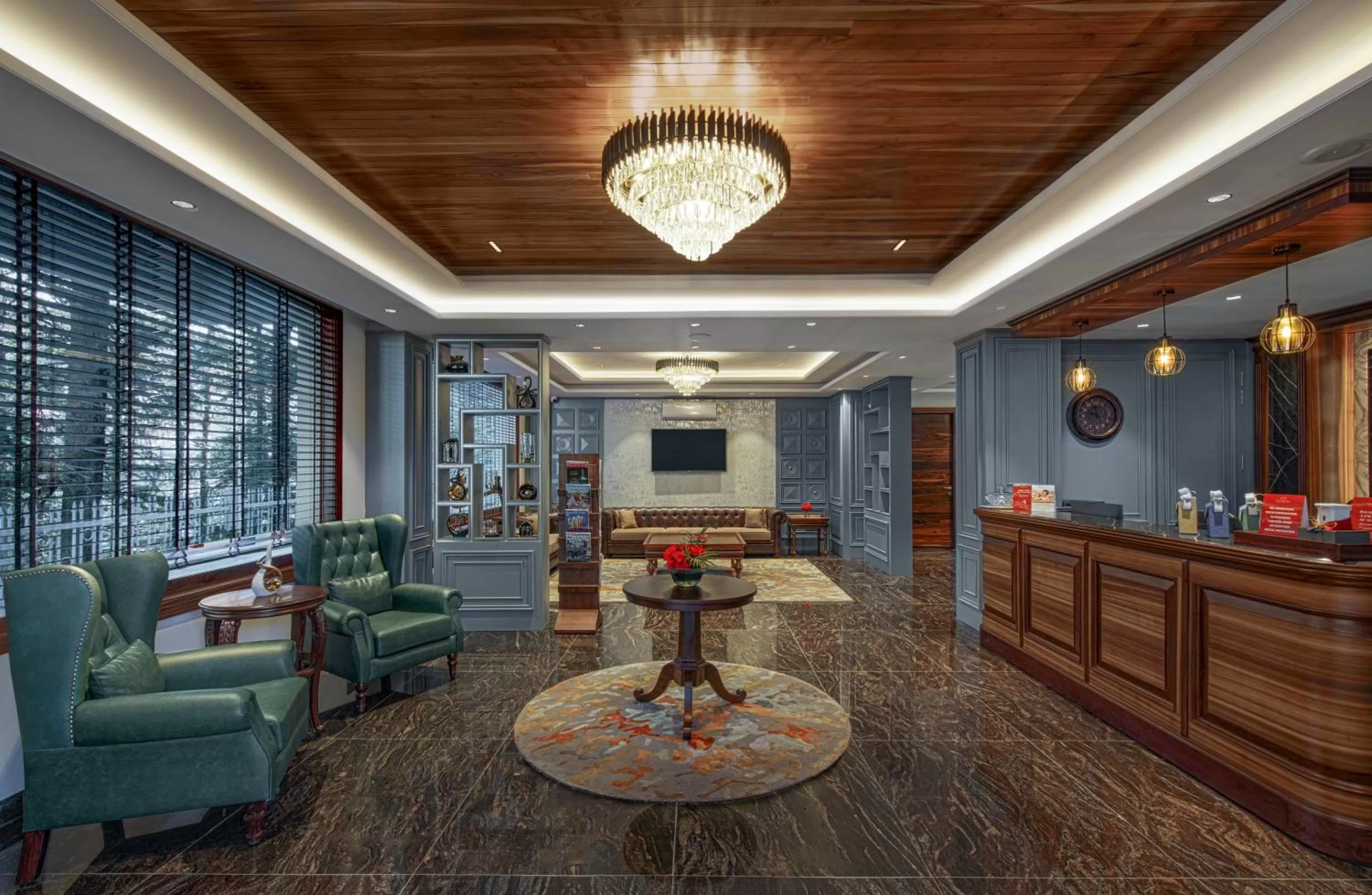 Lobby or reception in WelcomHeritage Elysium Resort & Spa