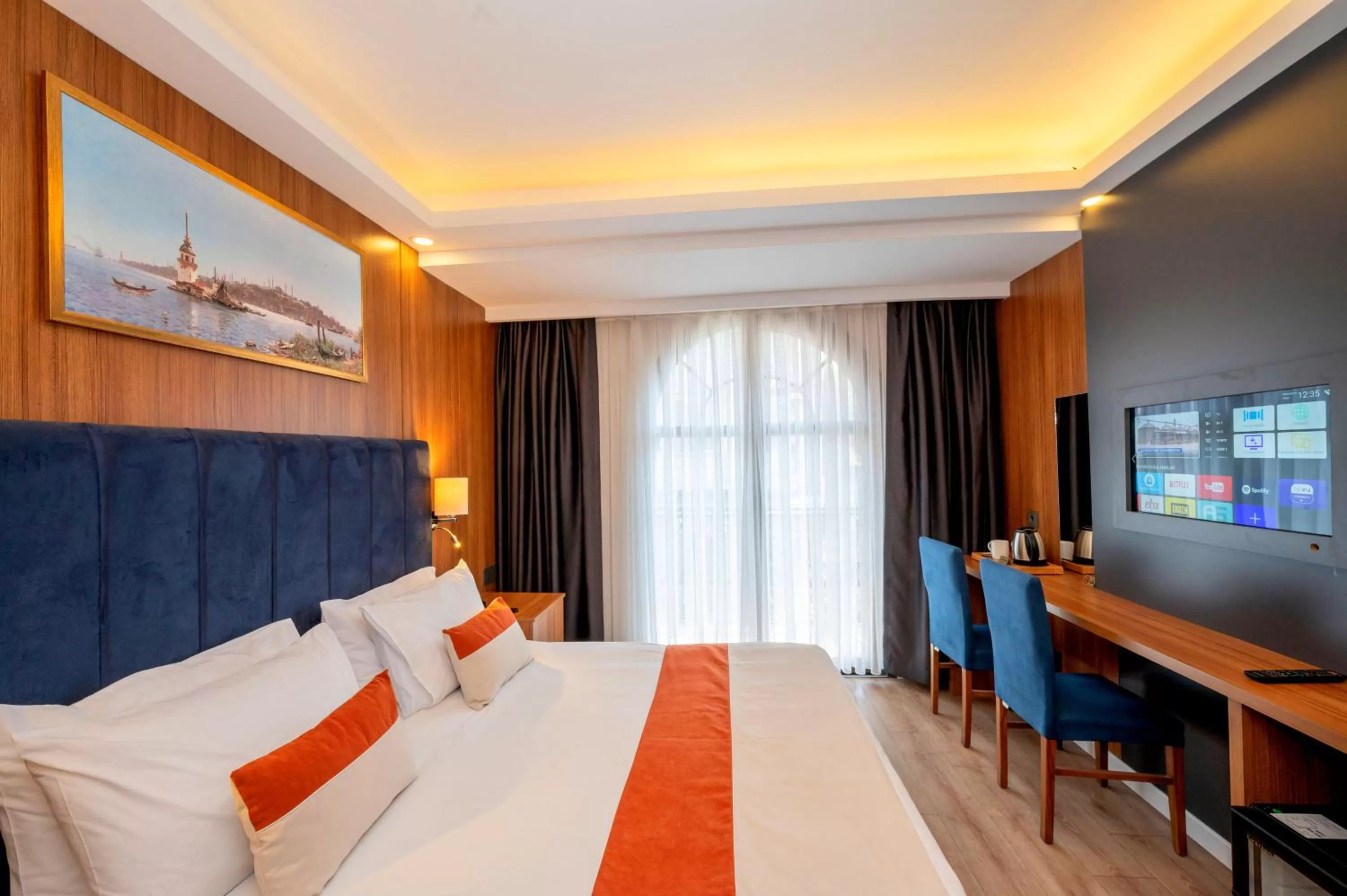 Bed in Harmony Hotel Istanbul & SPA