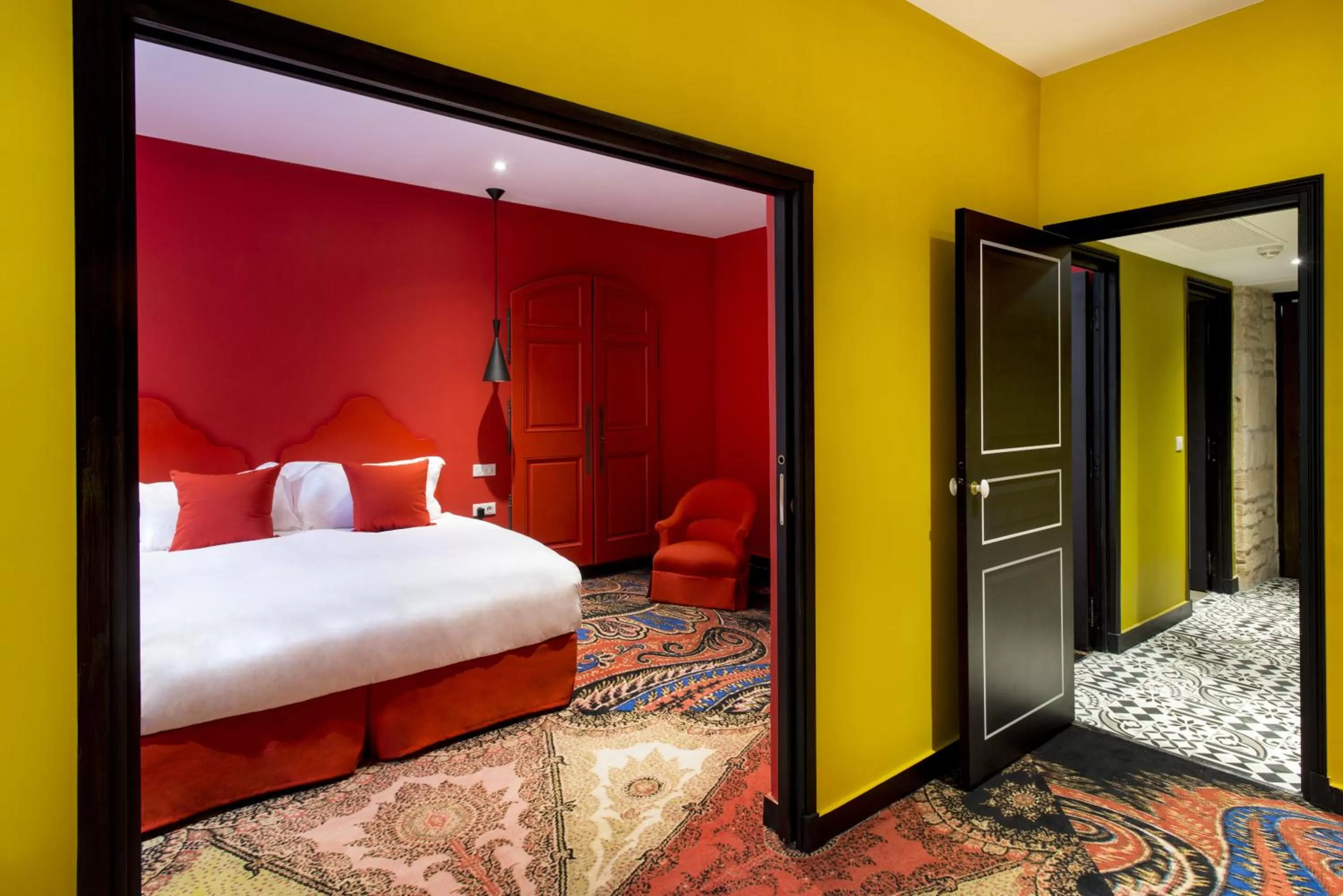Bedroom, Bed in Jules César Hotel & Spa Arles - MGallery Collection