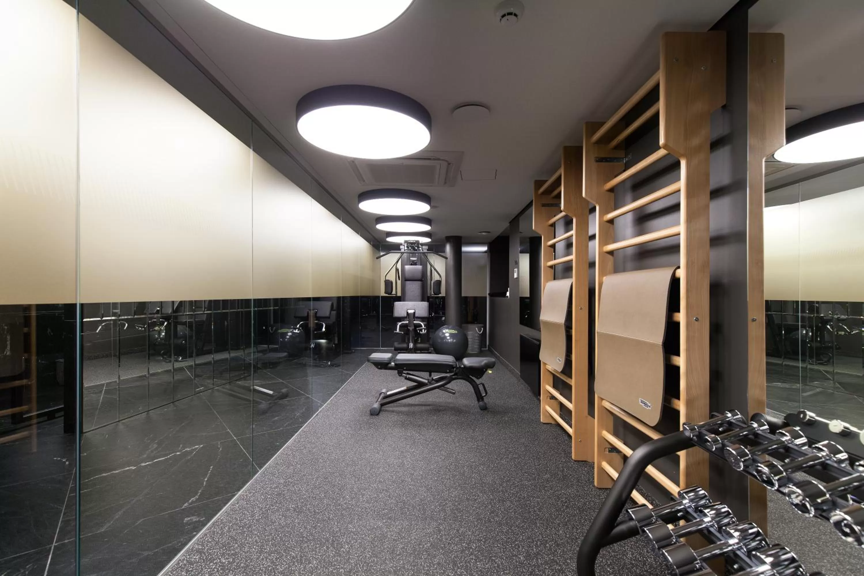 Fitness centre/facilities in Hotel Pacai, Vilnius, a Member of Design Hotels