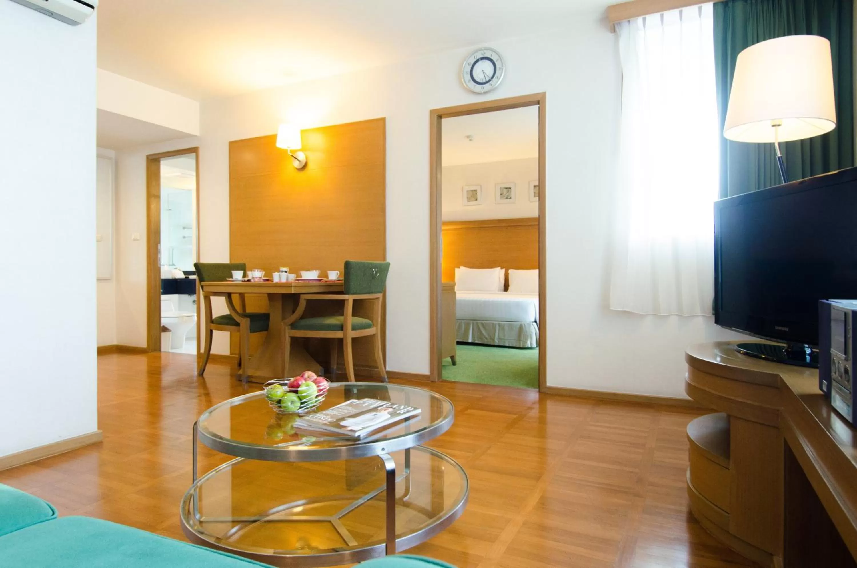 Living room in AT EASE saladaeng by AETAS