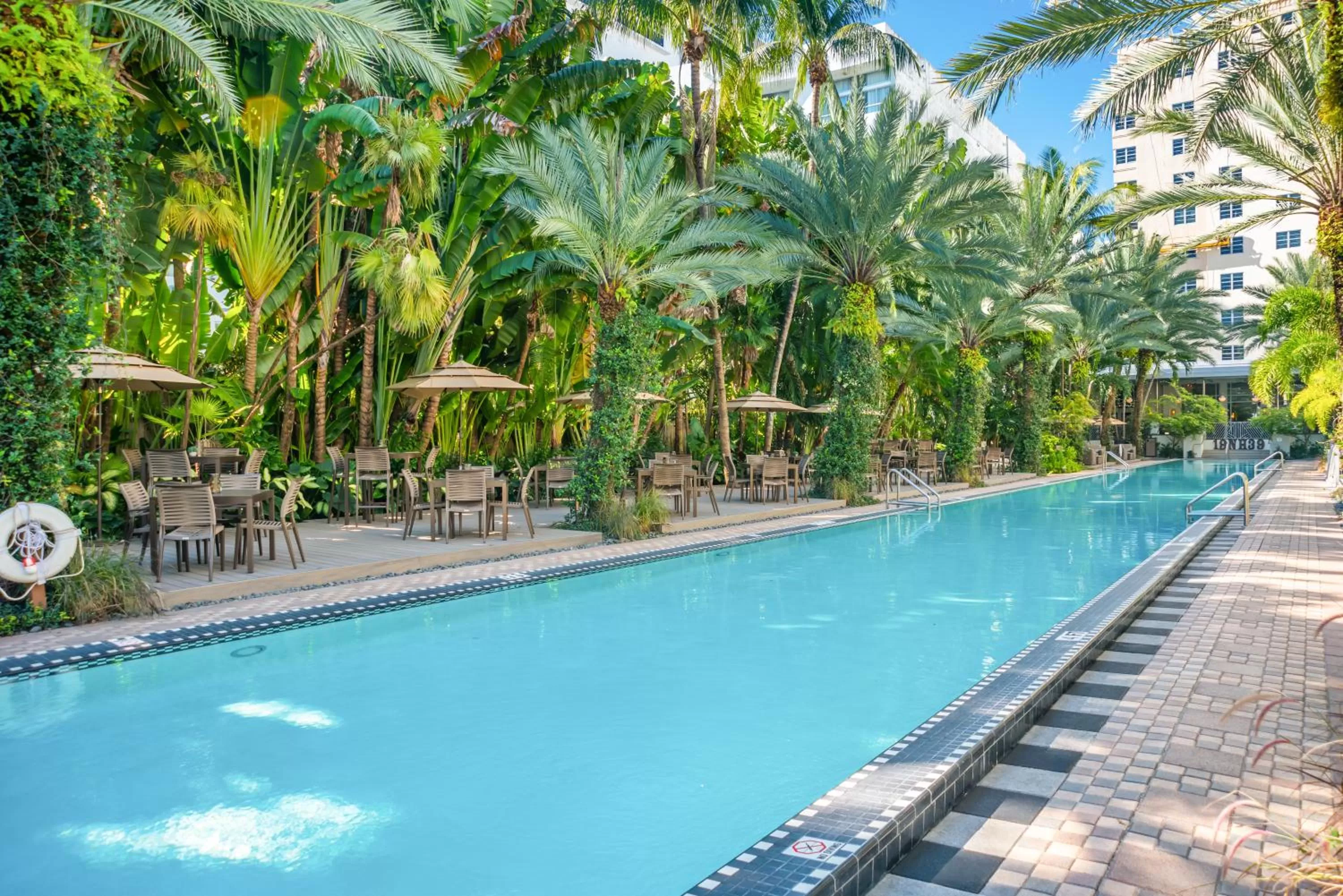 Swimming pool in National Hotel, An Adult Only Oceanfront Resort
