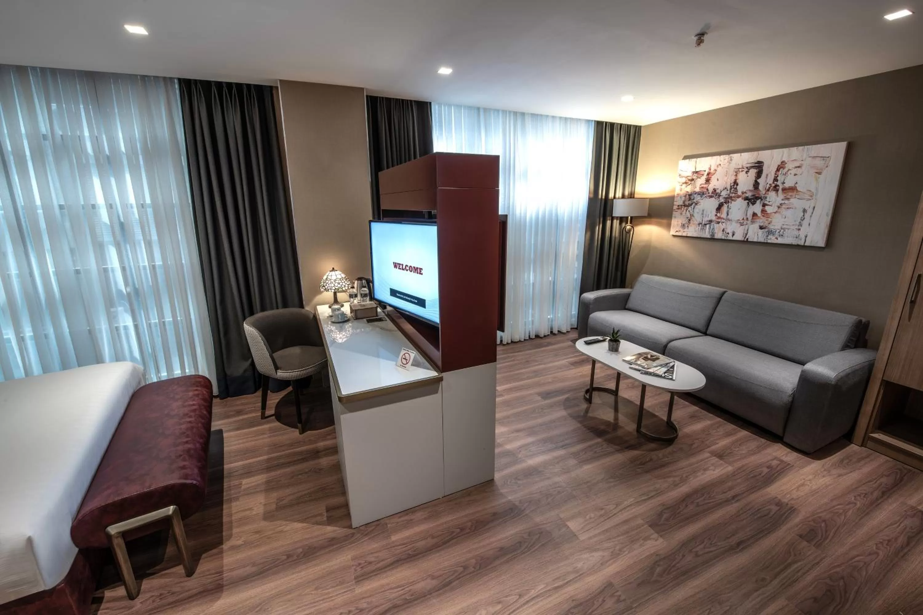 Bed in Hotel Bosfora