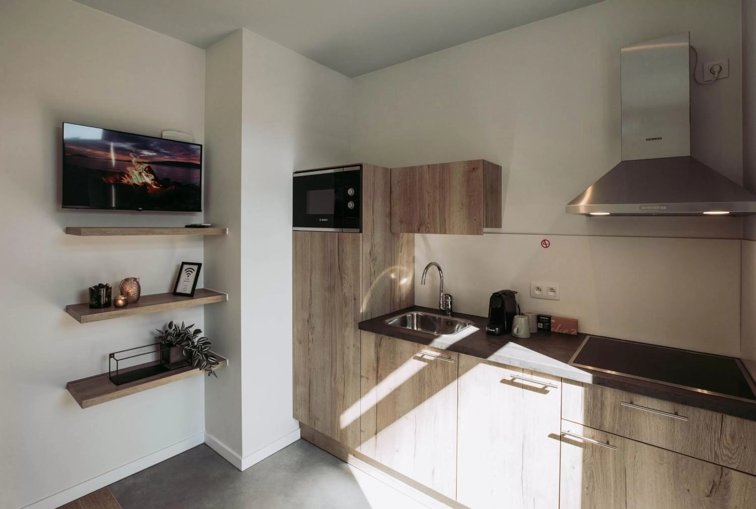 Kitchen or kitchenette in City Housing Genk