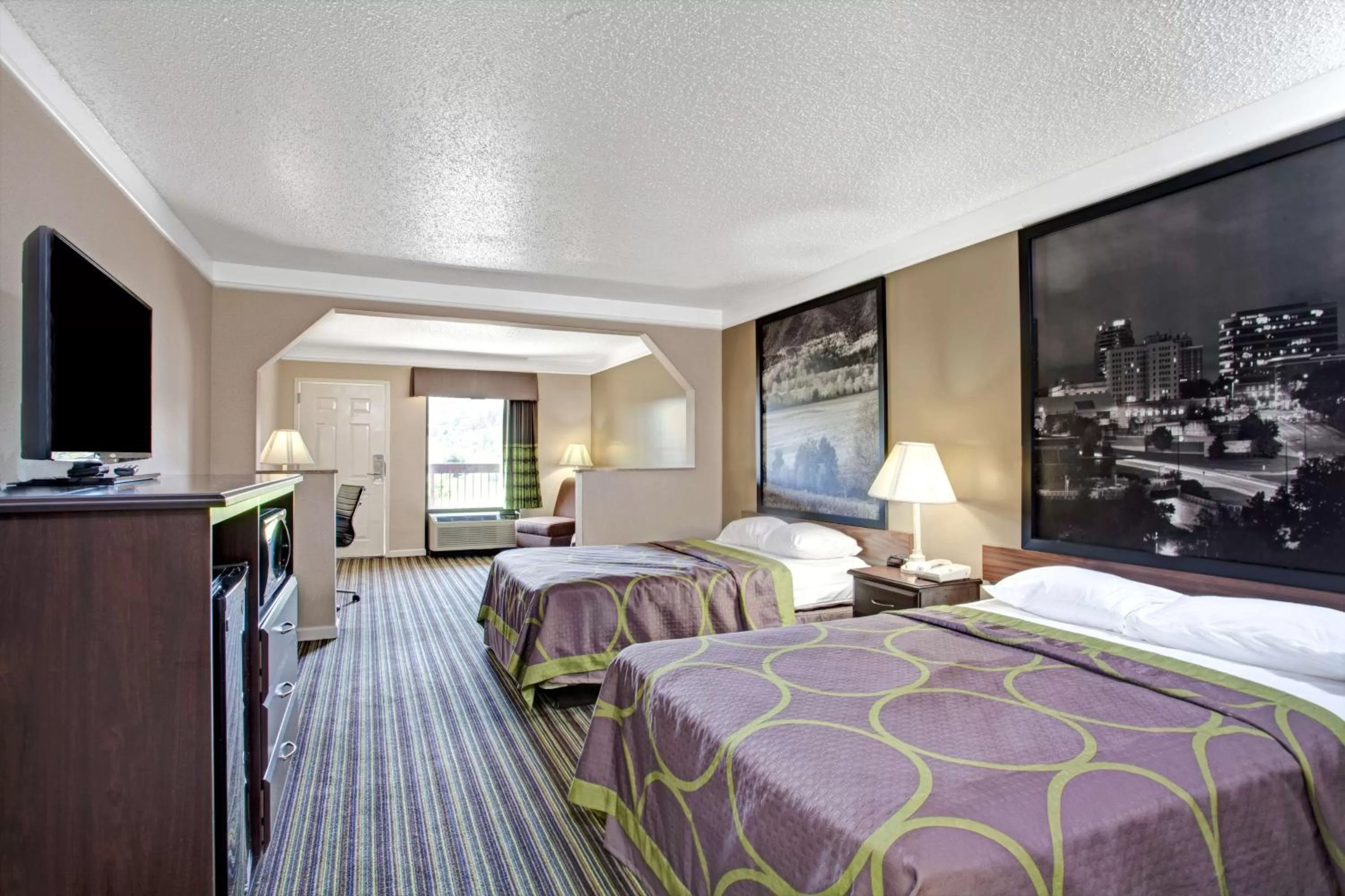 Double Room with Two Double Beds - Non-Smoking in Super 8 by Wyndham Knoxville East