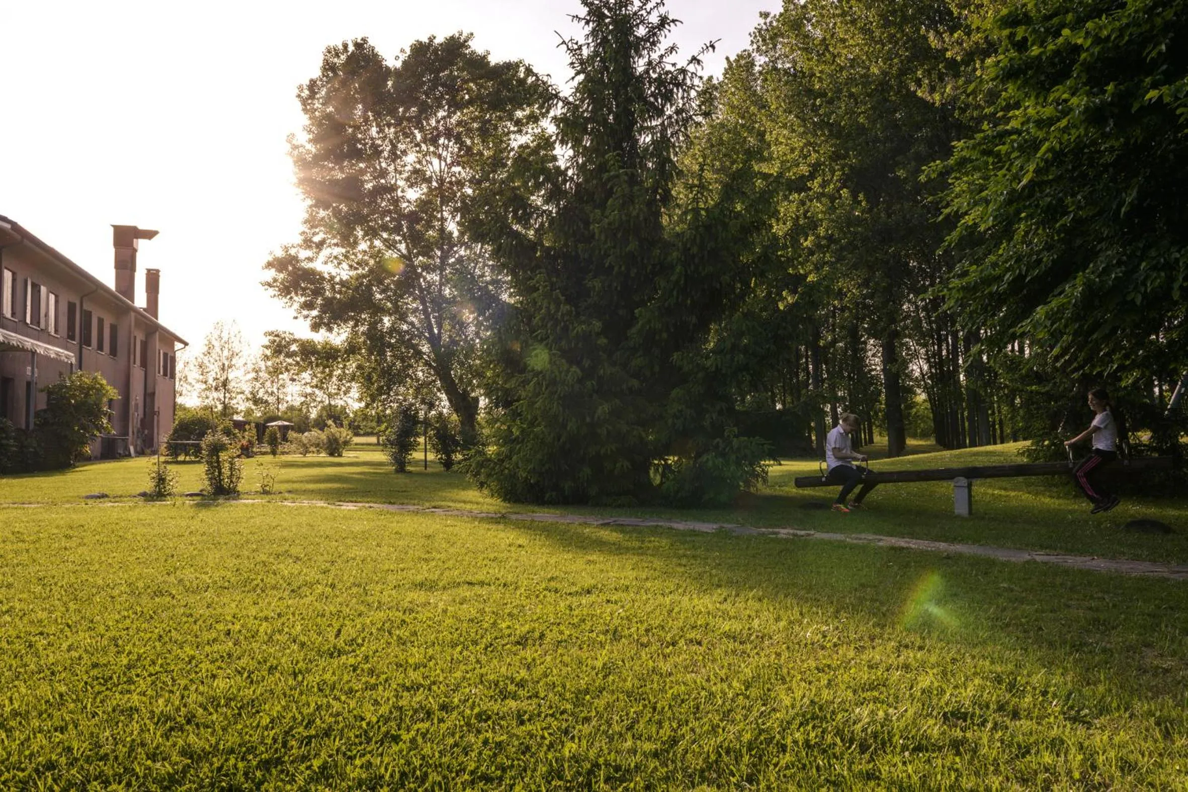 Garden in Relais Leon d'Oro