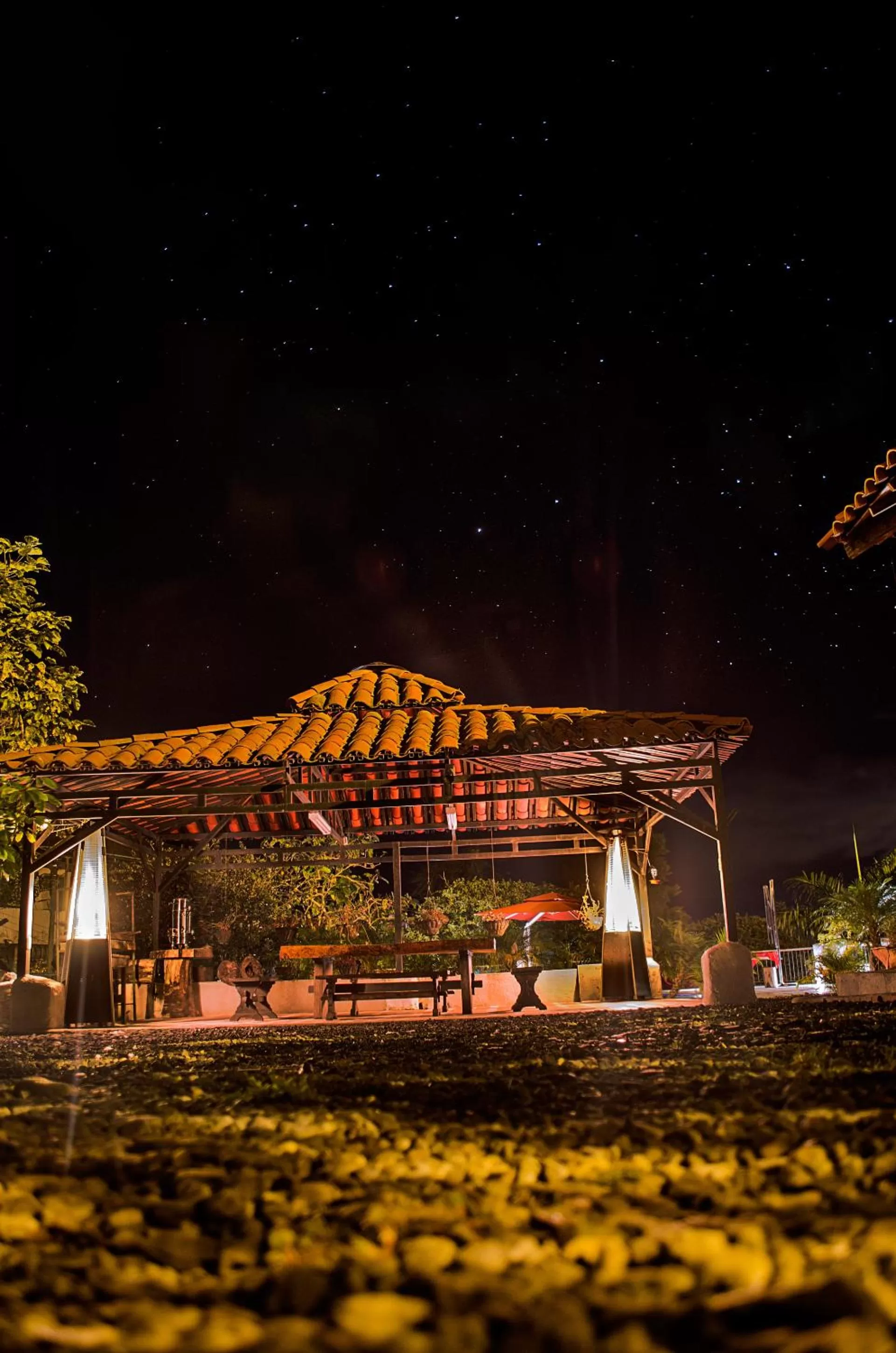 Dining area, Property Building in Finca Campestre La Adelita B&B