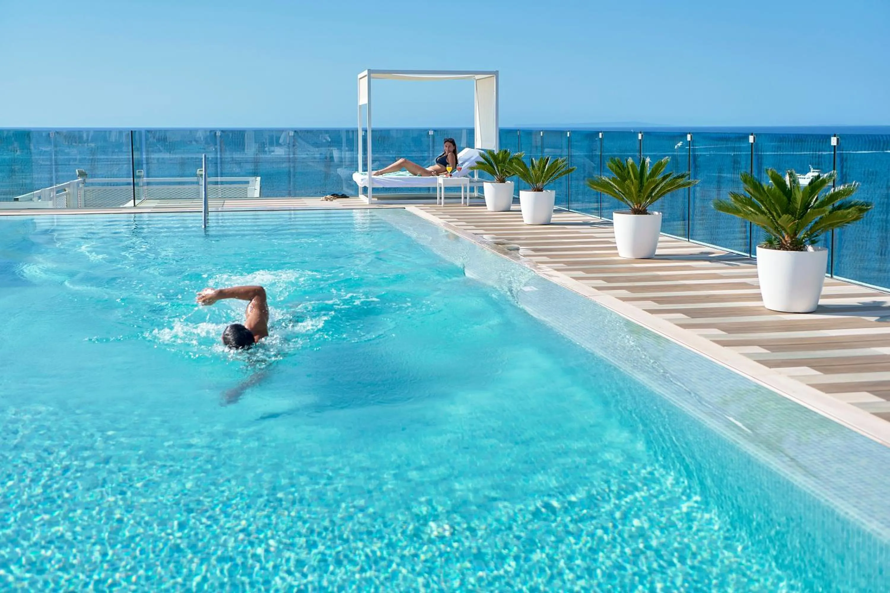 Swimming pool in Iberostar Selection Santa Eulalia Adults-Only Ibiza