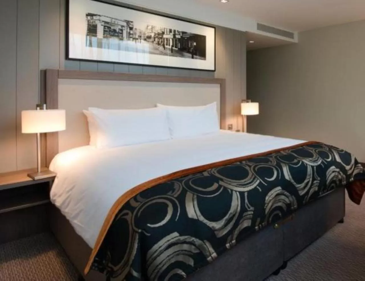 Bed in Clayton Hotel Chiswick