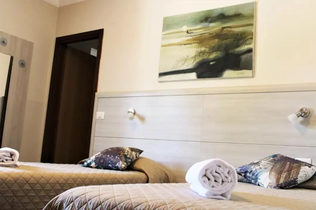 Bed in Hotel Giardini