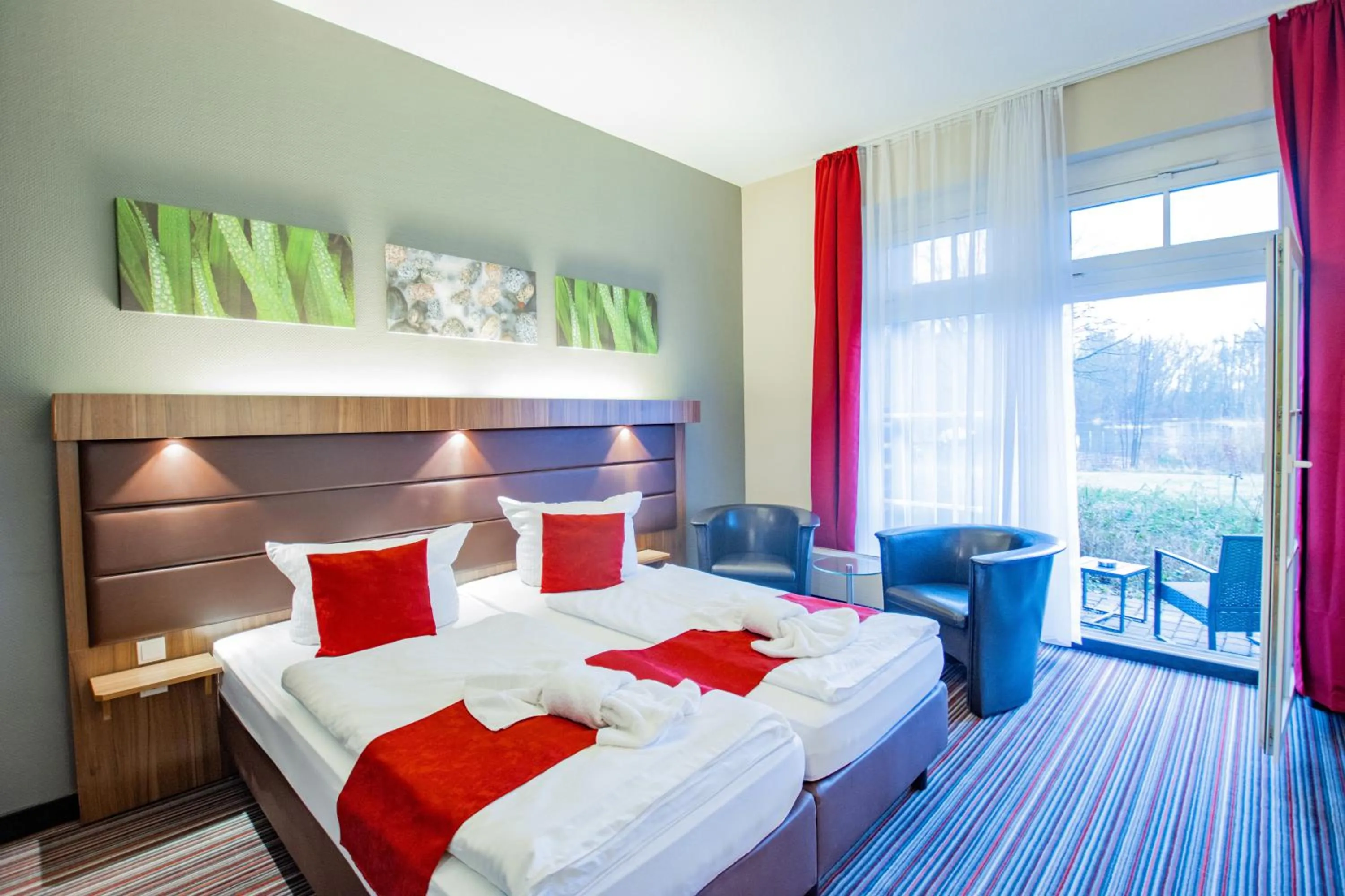 Photo of the whole room, Bed in Seehotel Brandenburg an der Havel