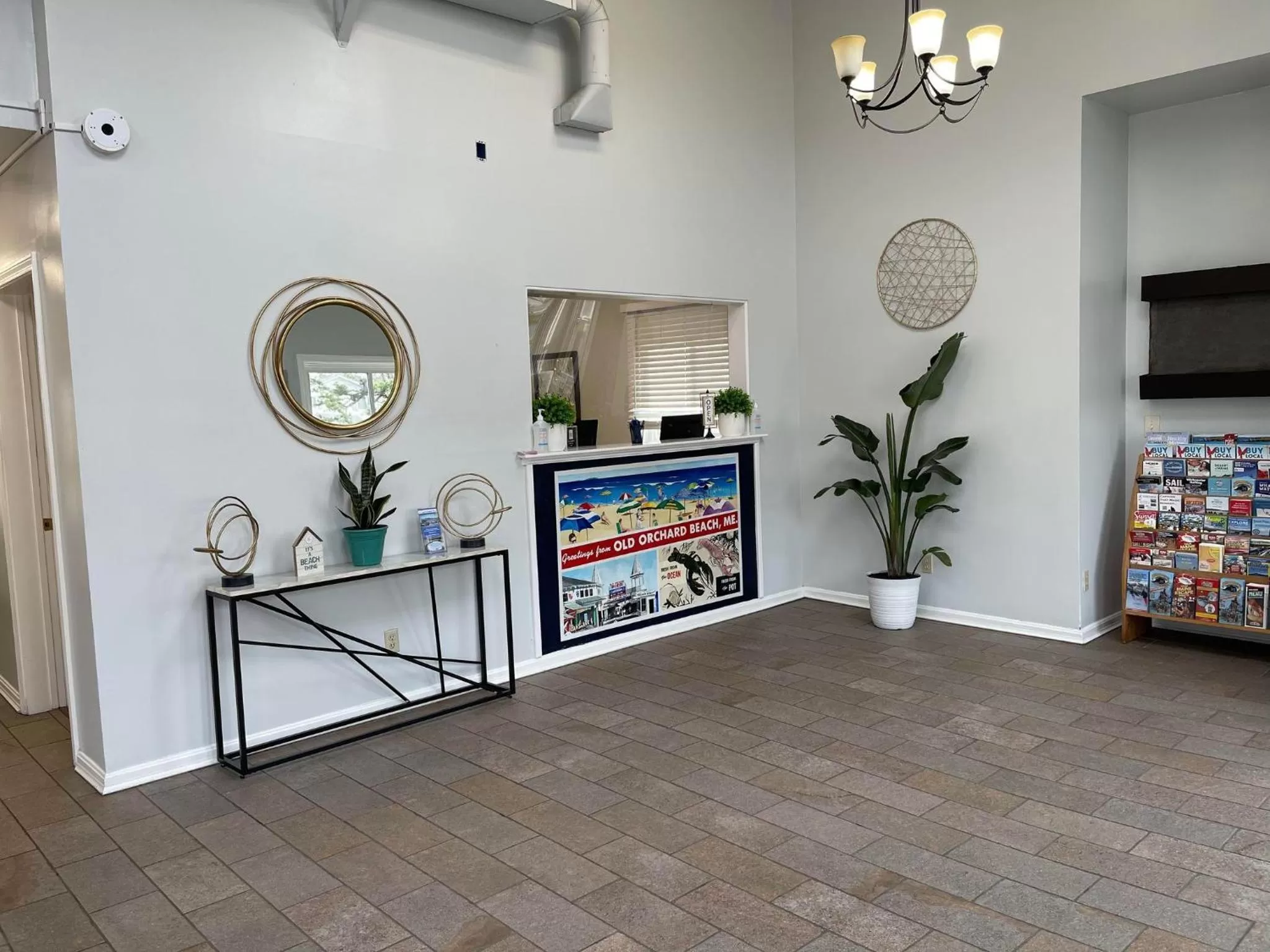 Lobby or reception in The Grand Beach Inn