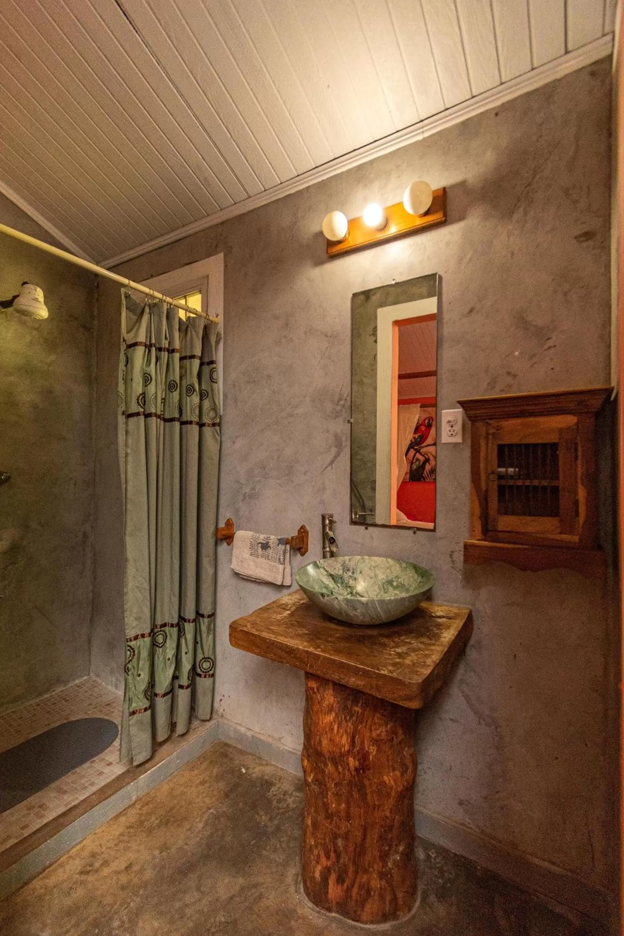 Bathroom in Monkey Lodge Panama