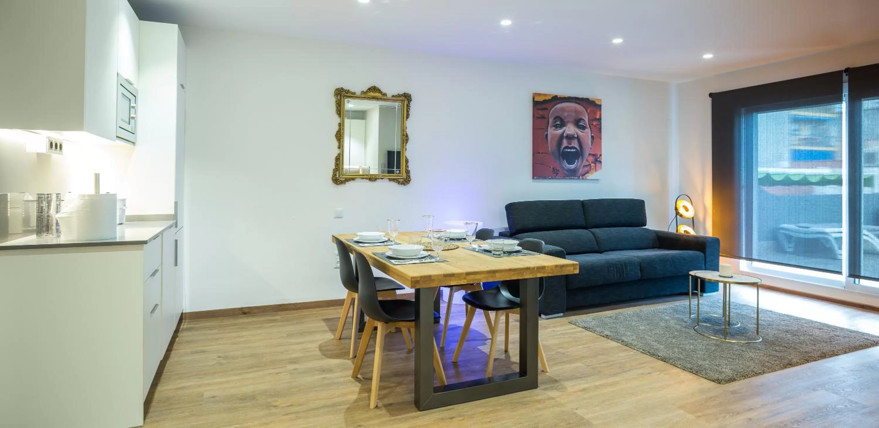 Living room in Airhostel Barcelona Airport 24h