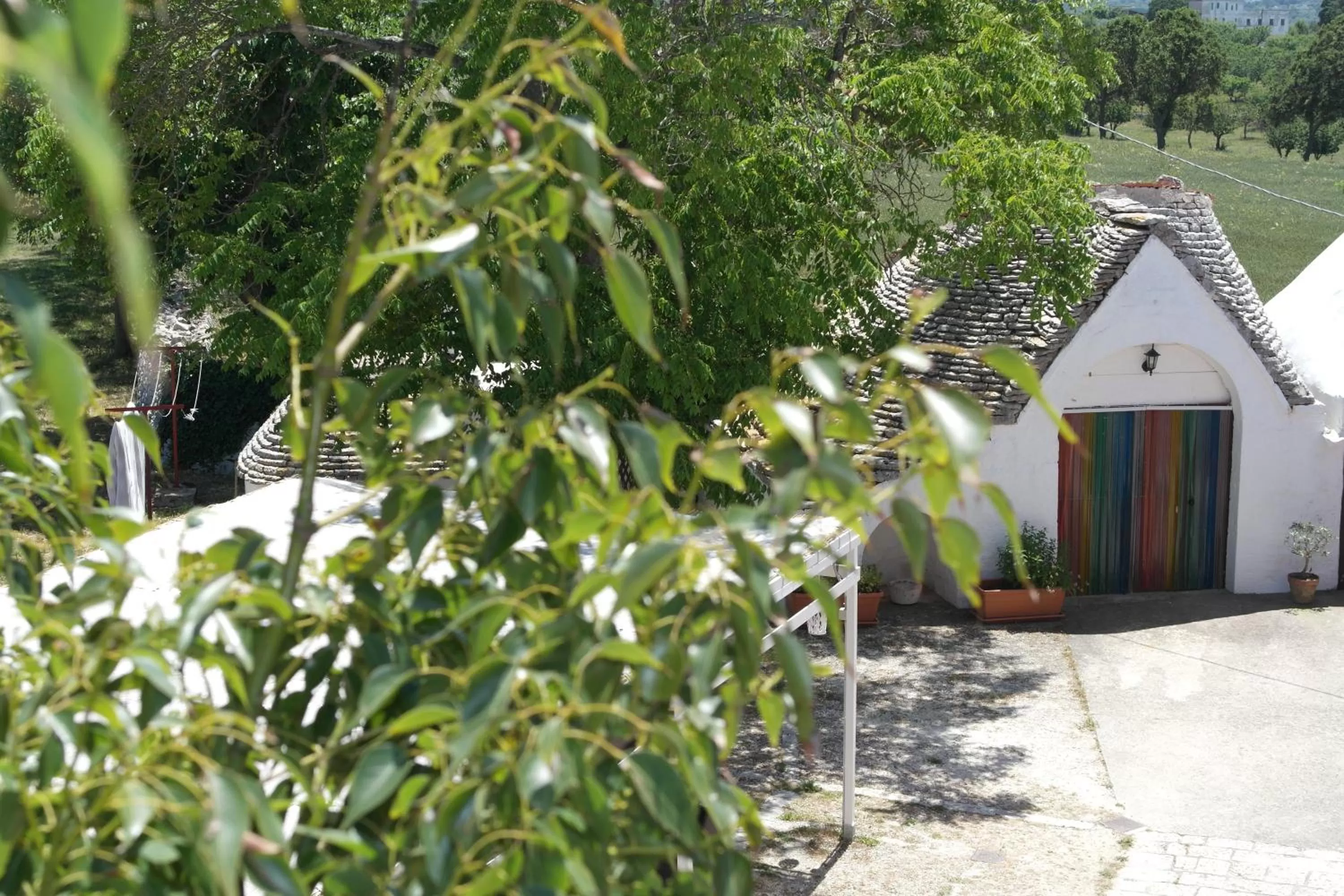 Inner courtyard view in B&B Masseria Santanna