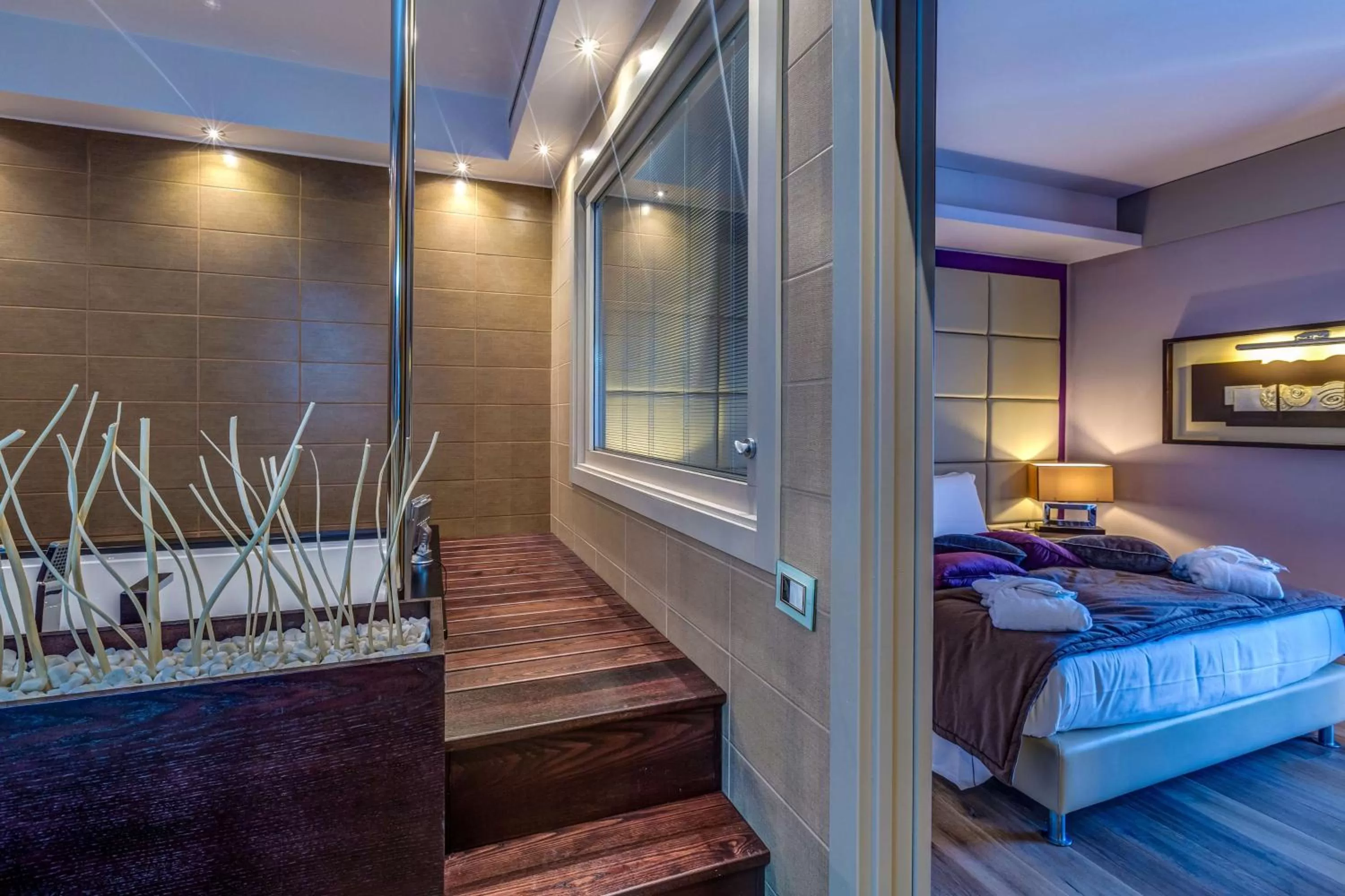 Bathroom, Bed in Best Western Plus Hotel Perla Del Porto