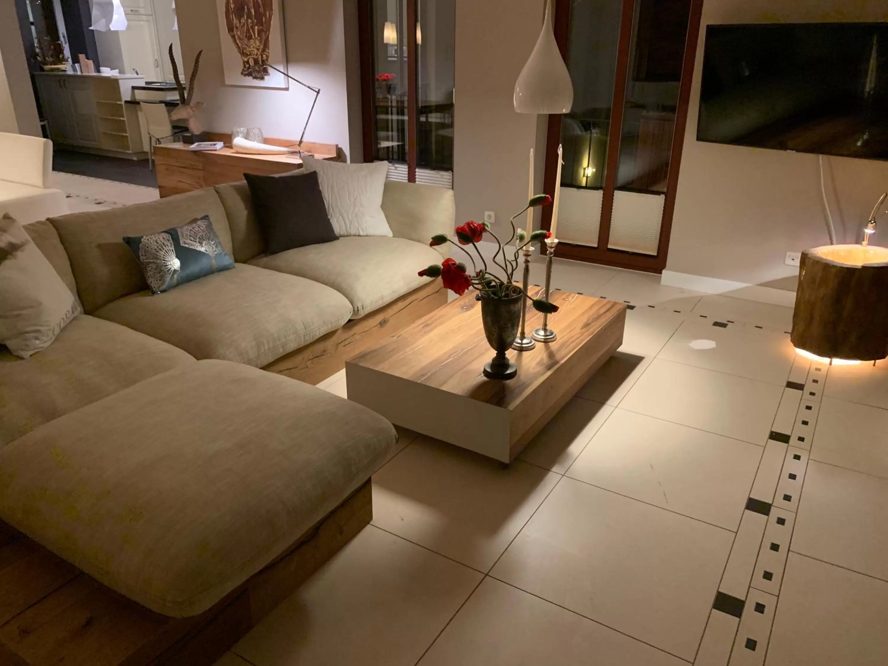 Decorative detail, Seating Area in Hotel Inselhof