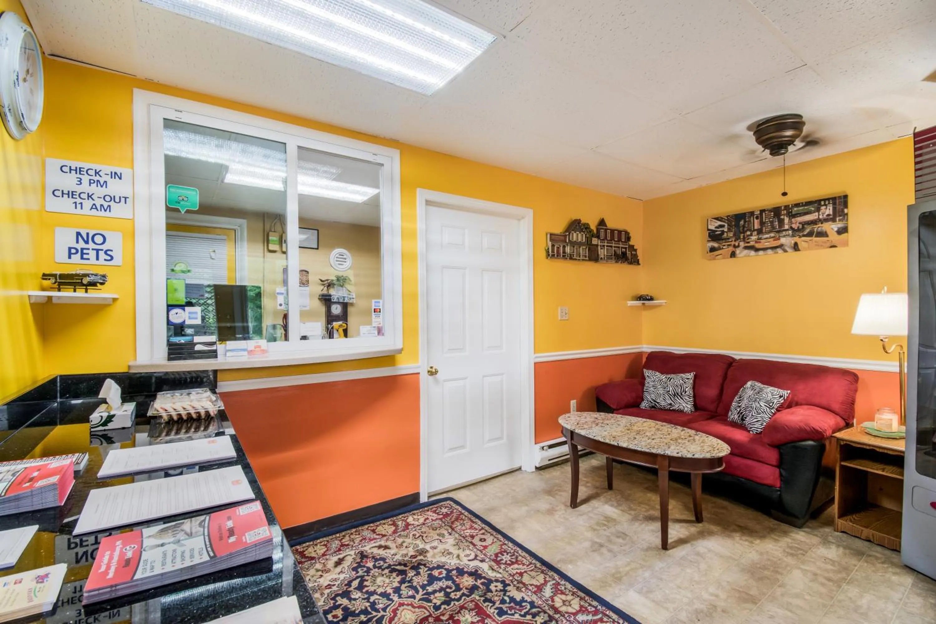 Lobby or reception in Highland Inn New Cumberland