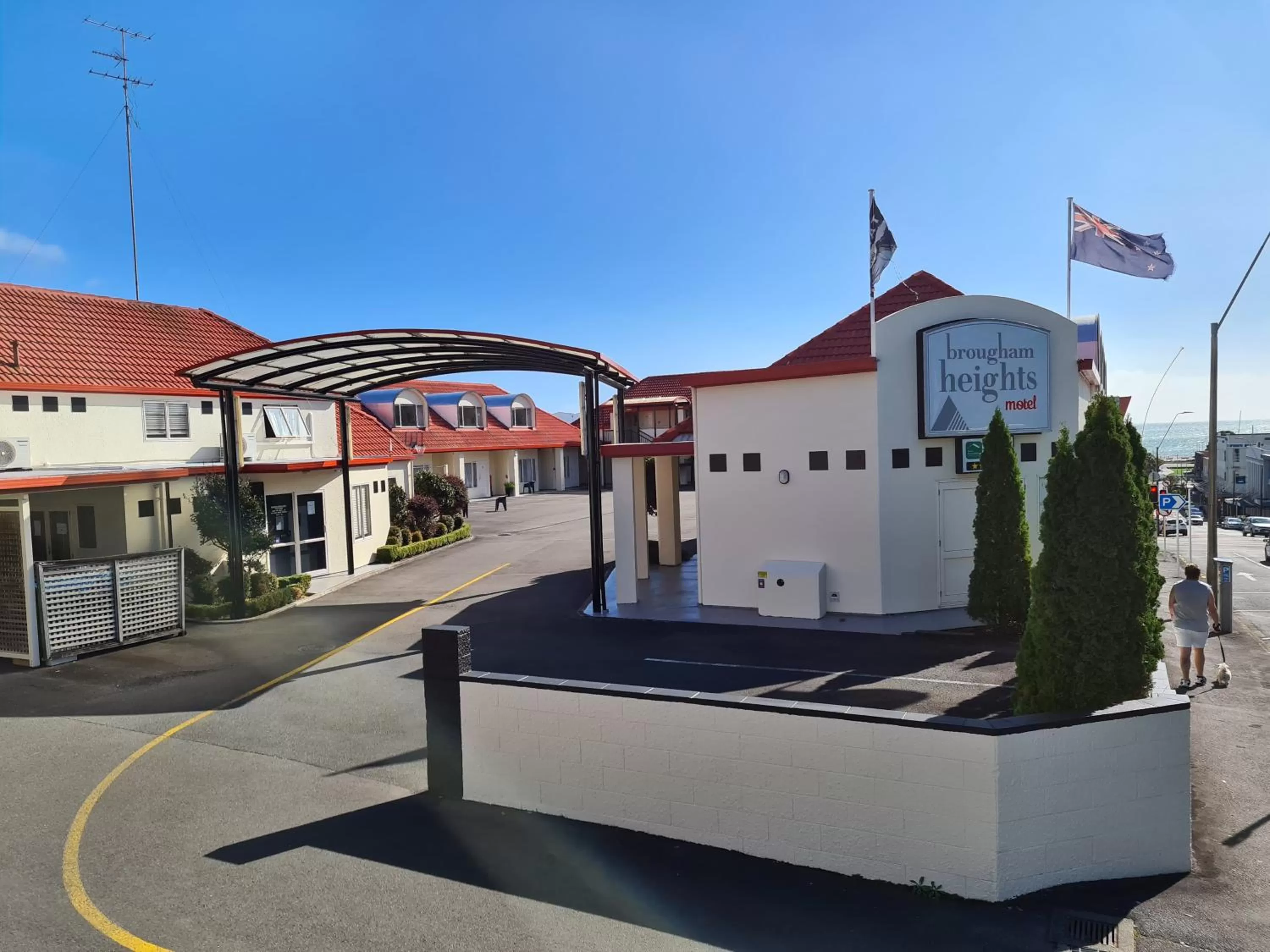 Property building in Brougham Heights Motel