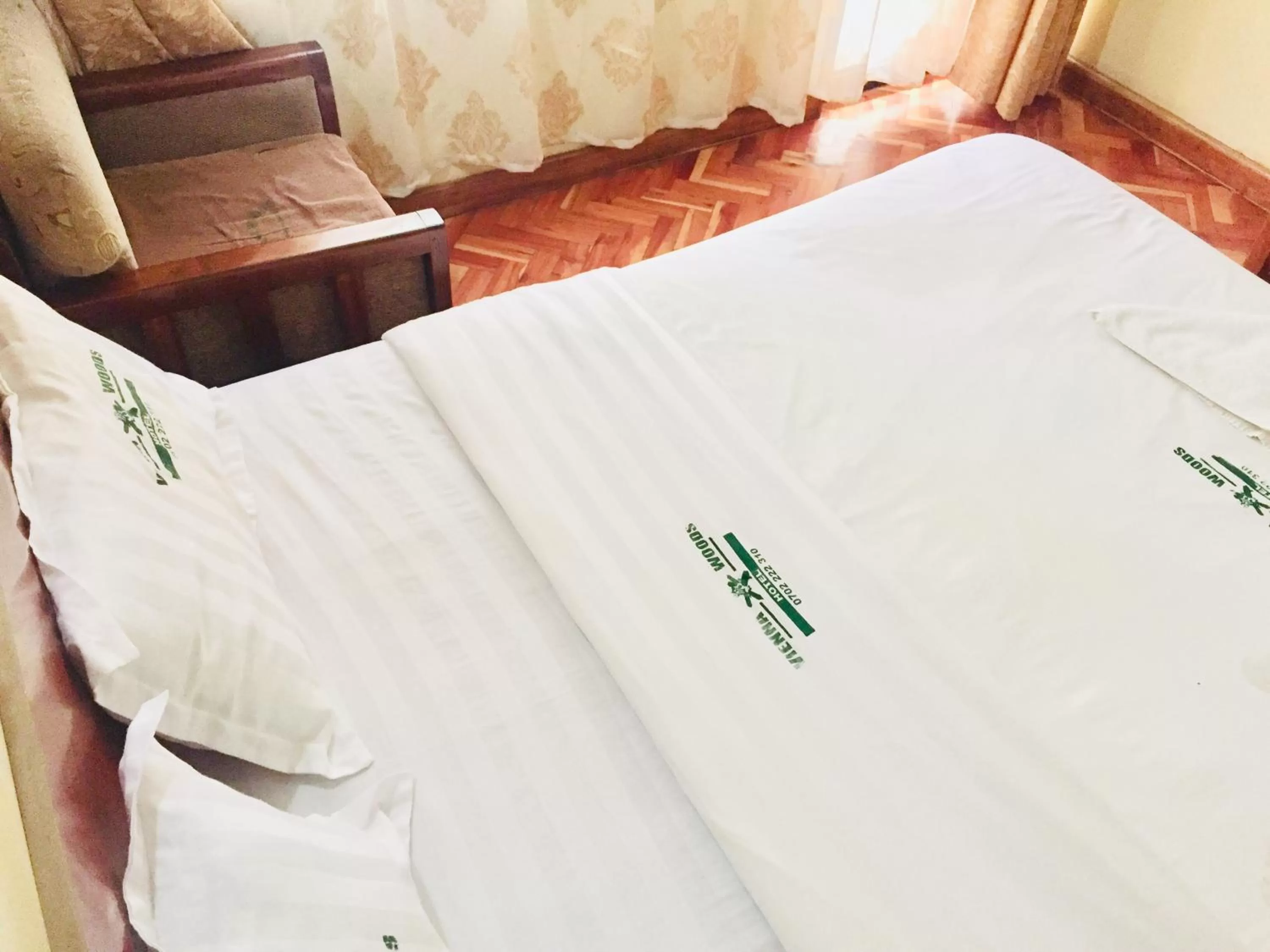 Bed in Vienna Woods Hotel Nakuru