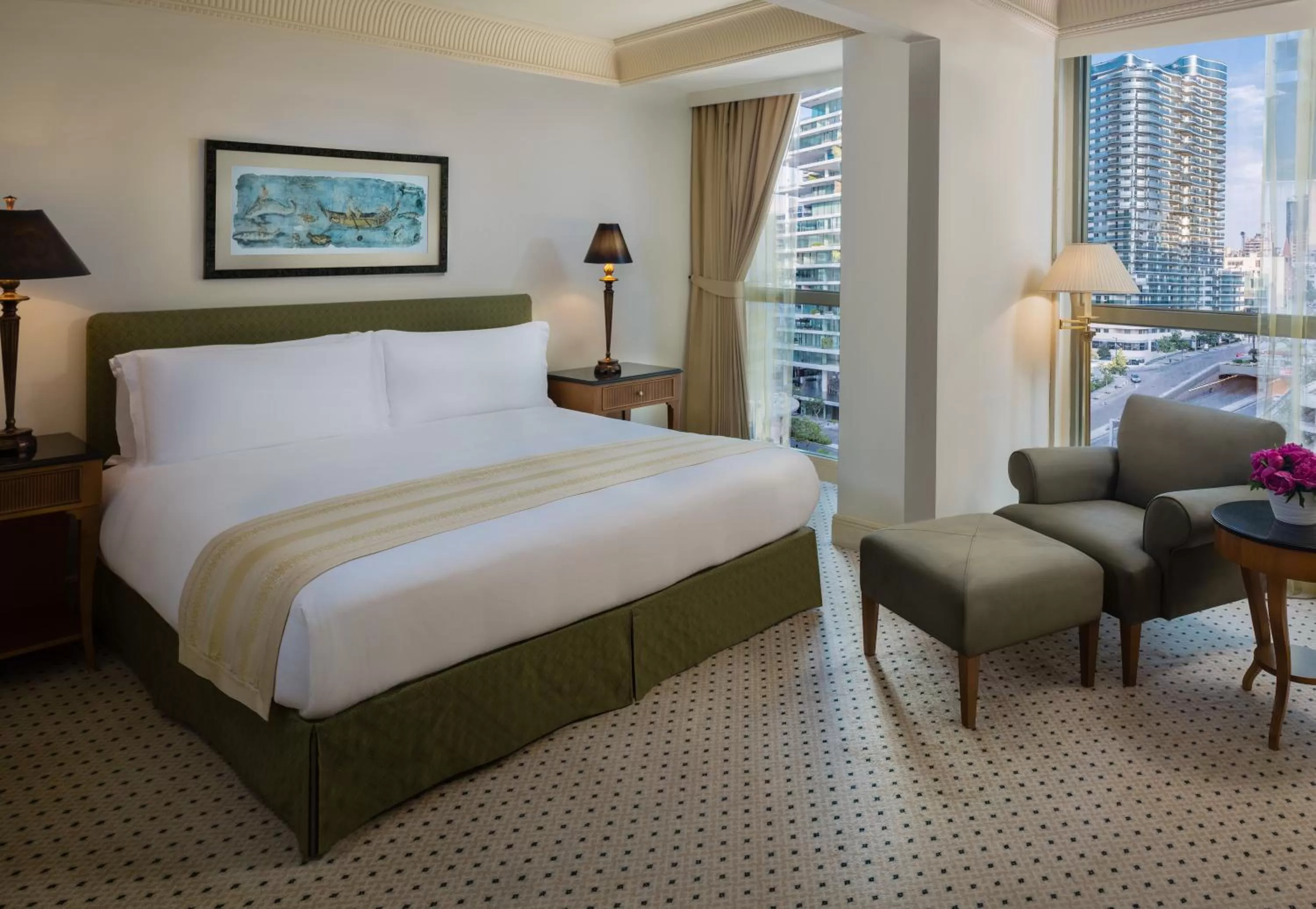 Bedroom, Bed in InterContinental Phoenicia Beirut by IHG