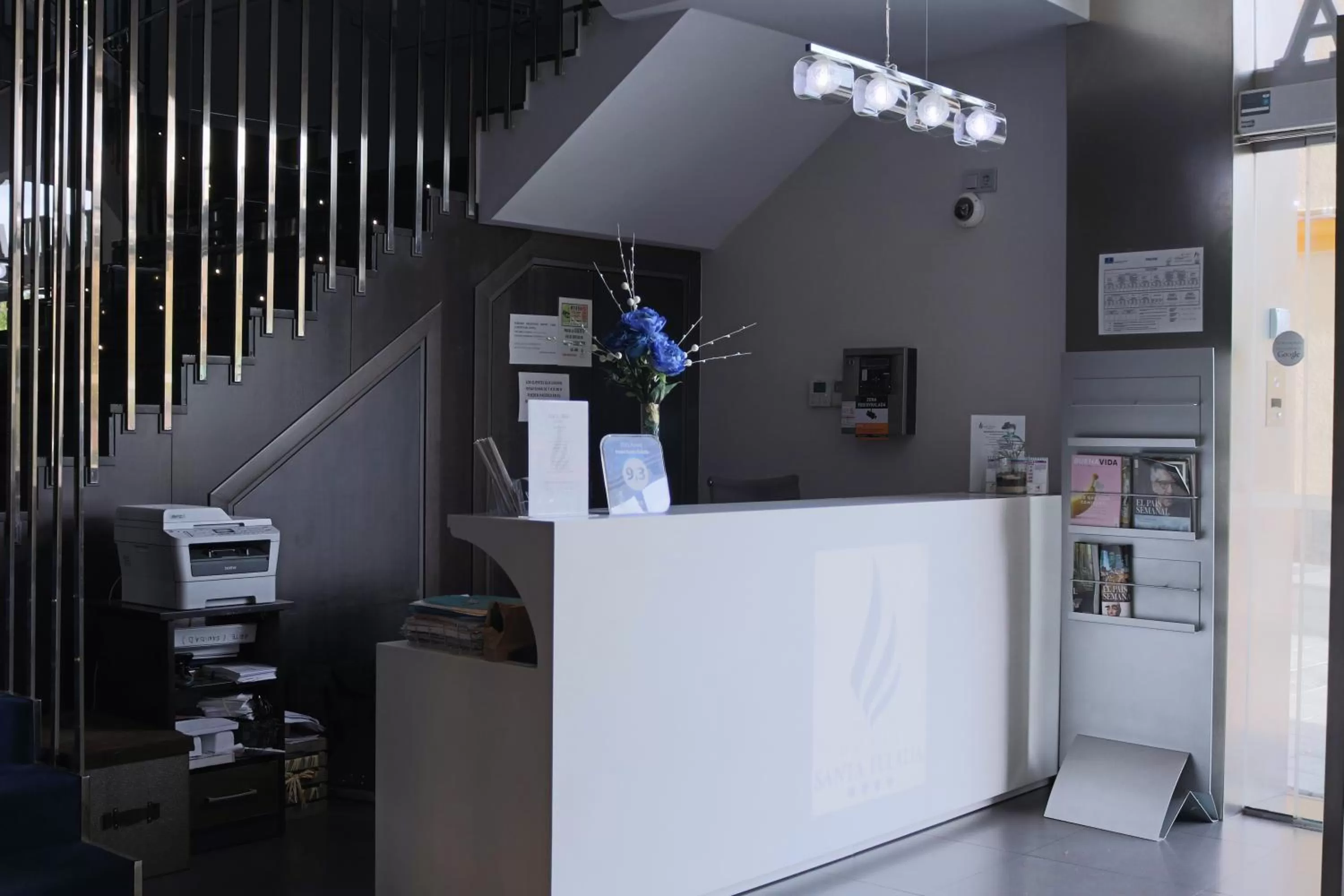 Lobby or reception in Hotel Santa Eulalia